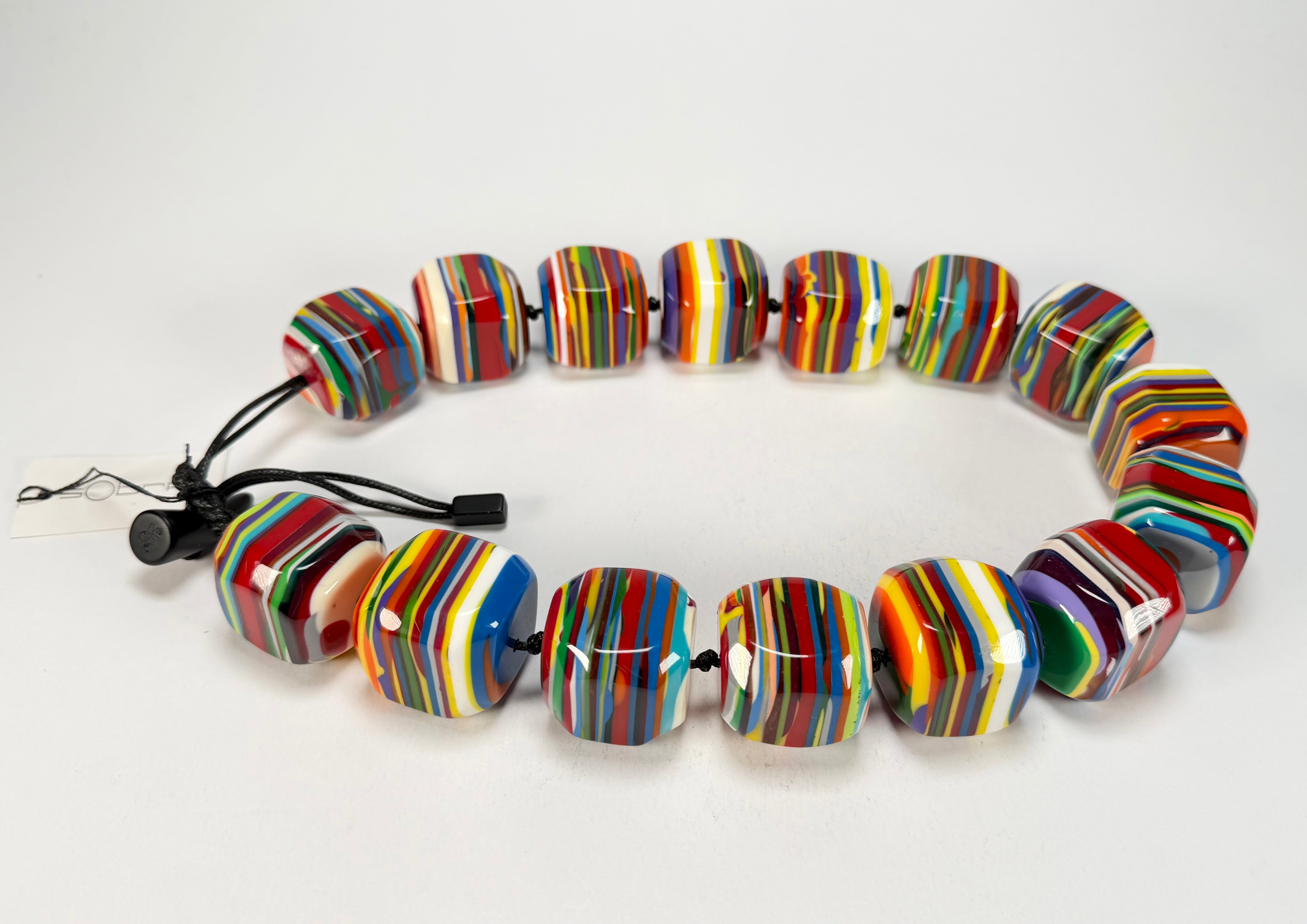 Sobral - Pop Art "O Maior" Studio Creation Resin Necklace ( 000000 )