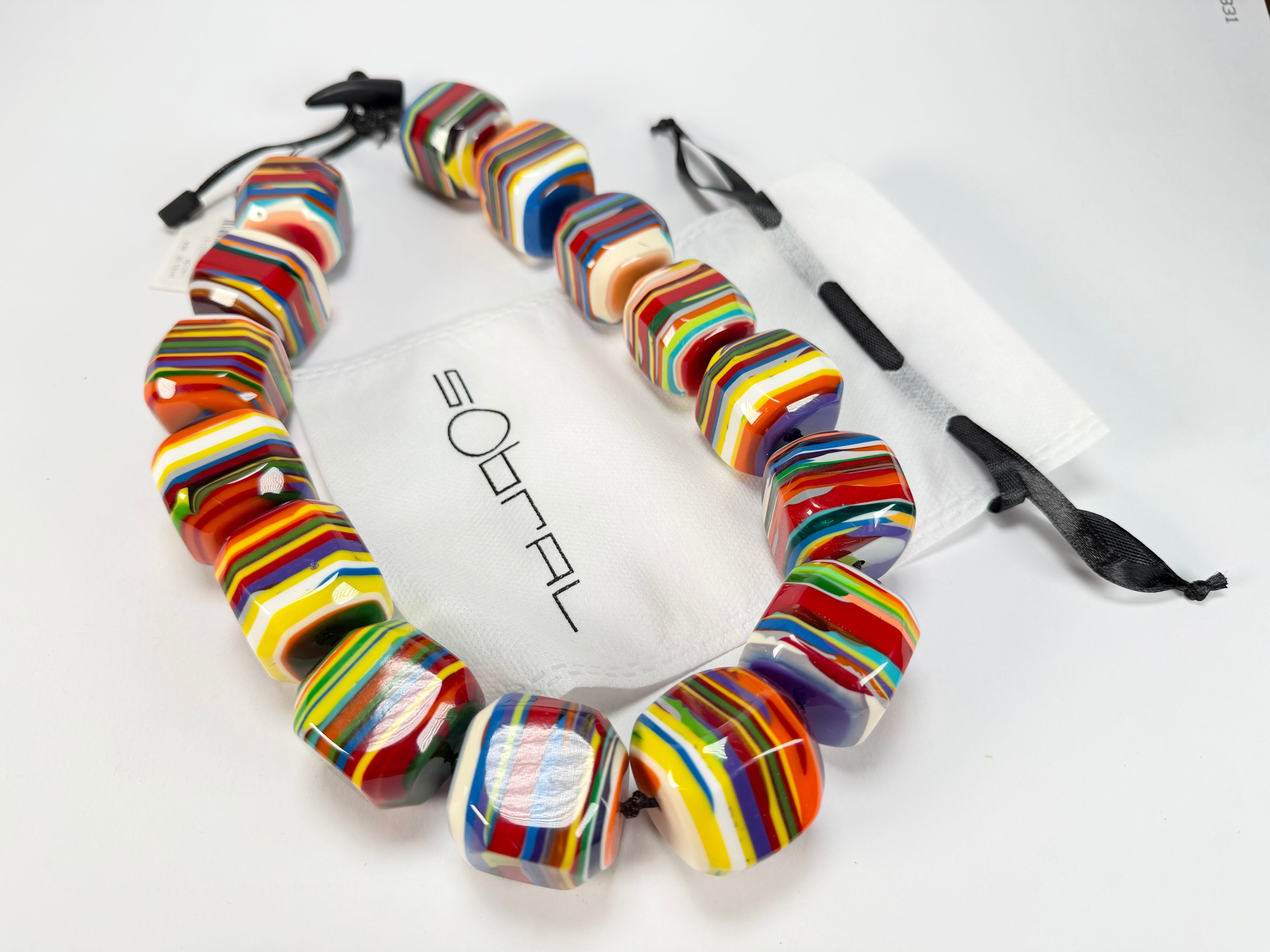 Sobral - Pop Art "O Maior" Studio Creation Resin Necklace ( 000000 )