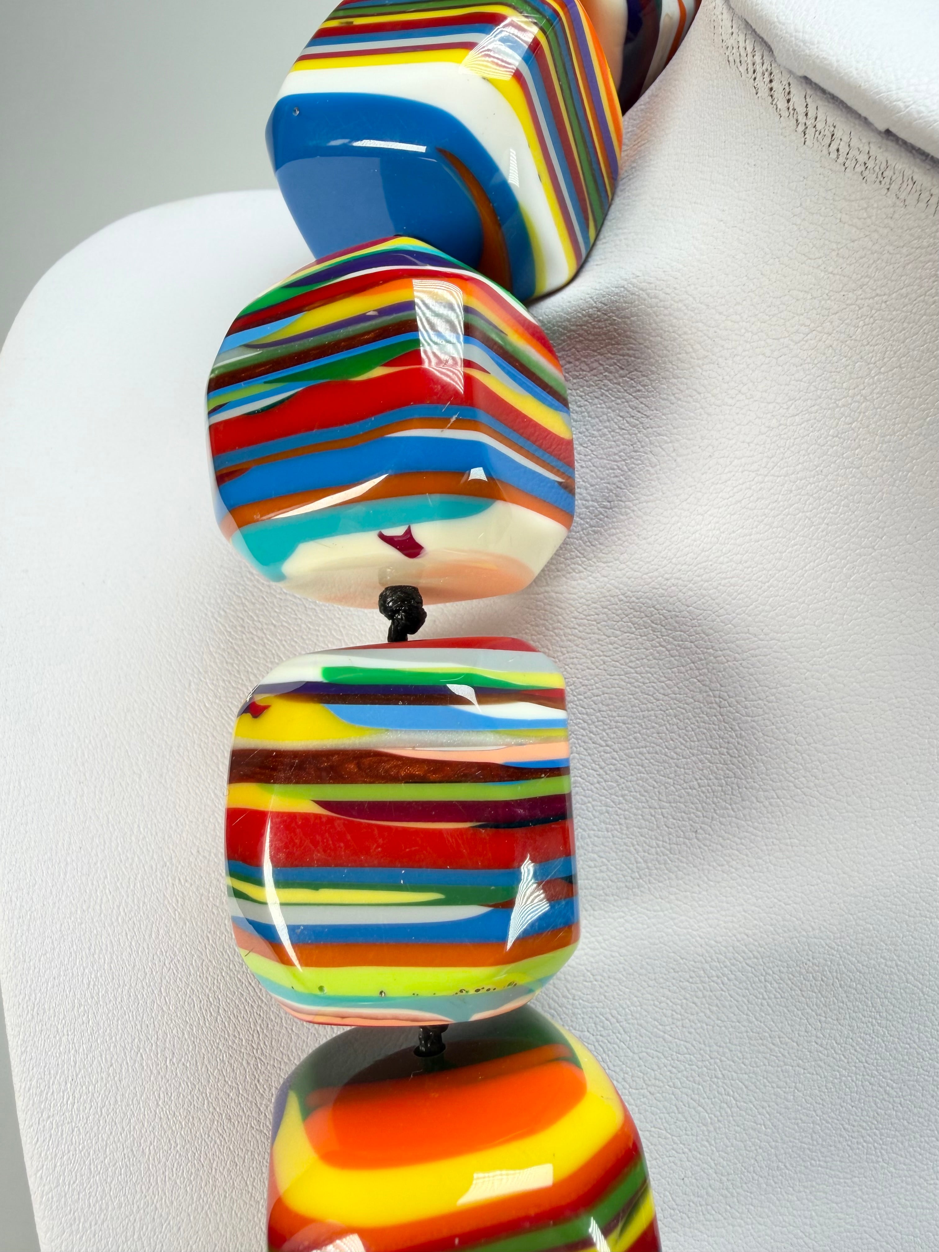 Sobral - Pop Art "O Maior" Studio Creation Resin Necklace ( 000000 )