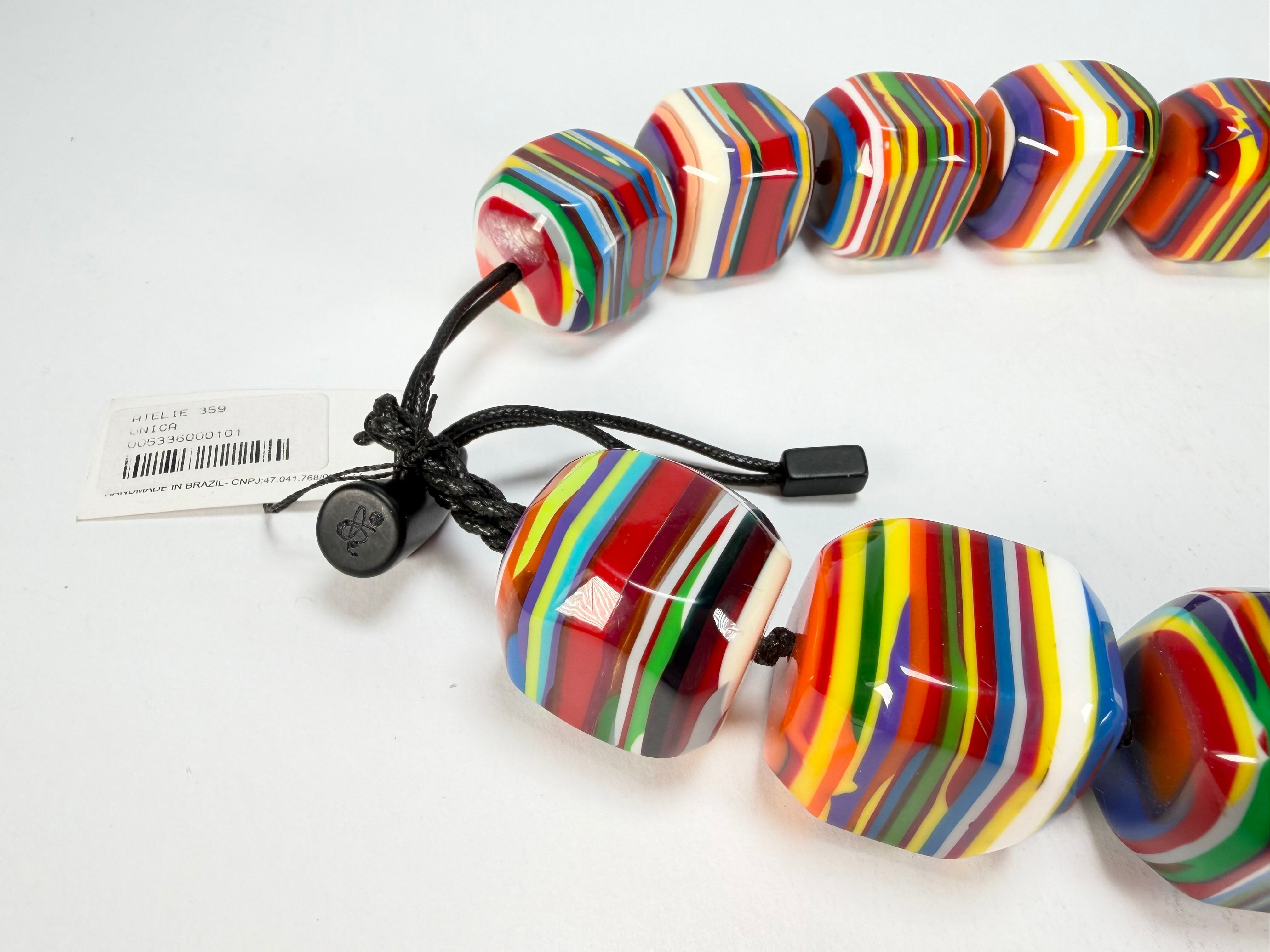 Sobral - Pop Art "O Maior" Studio Creation Resin Necklace ( 000000 )