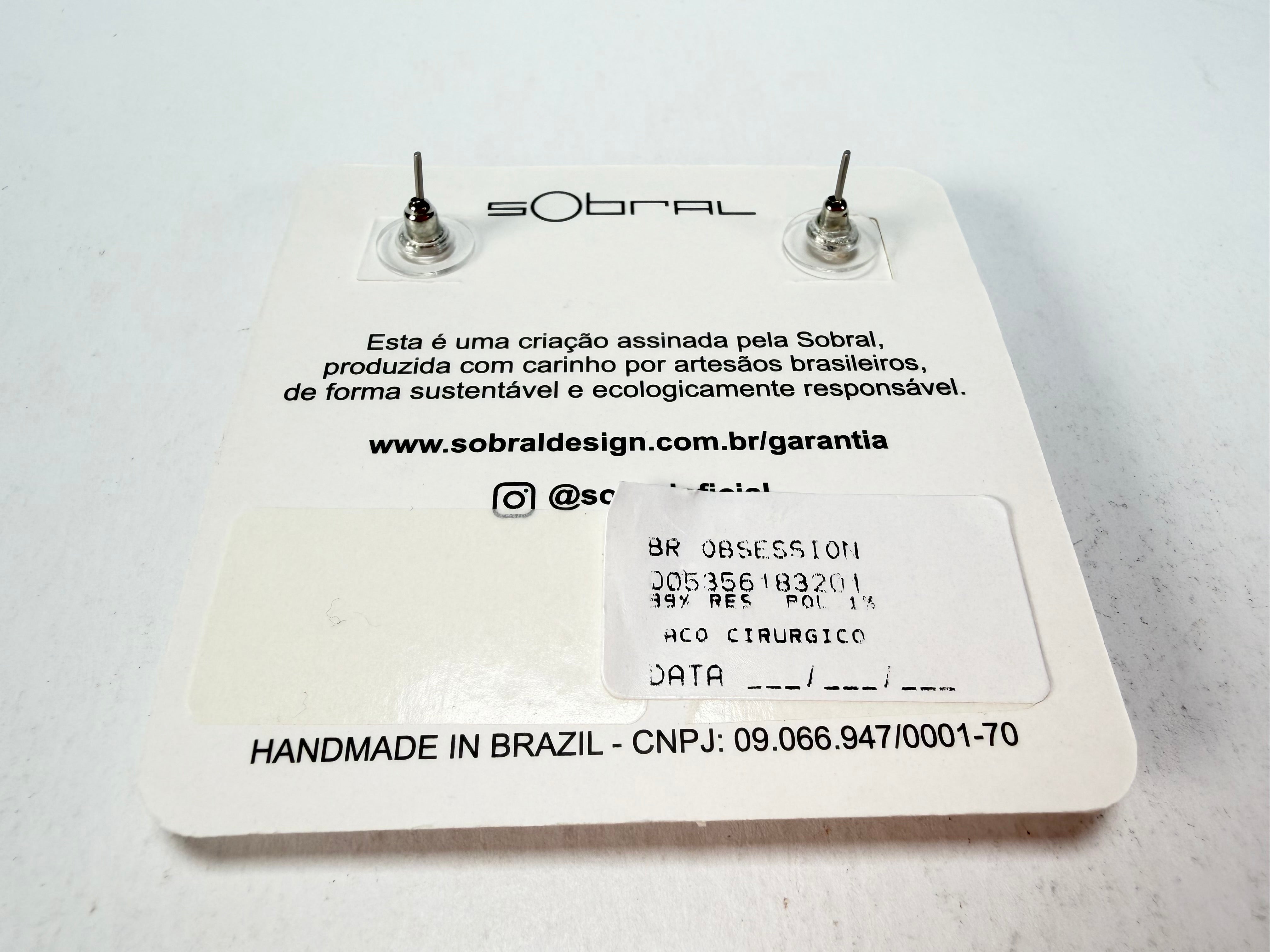 Sobral - Dots "Obsession" Multi Colour Resin Earrings ( 005356 )