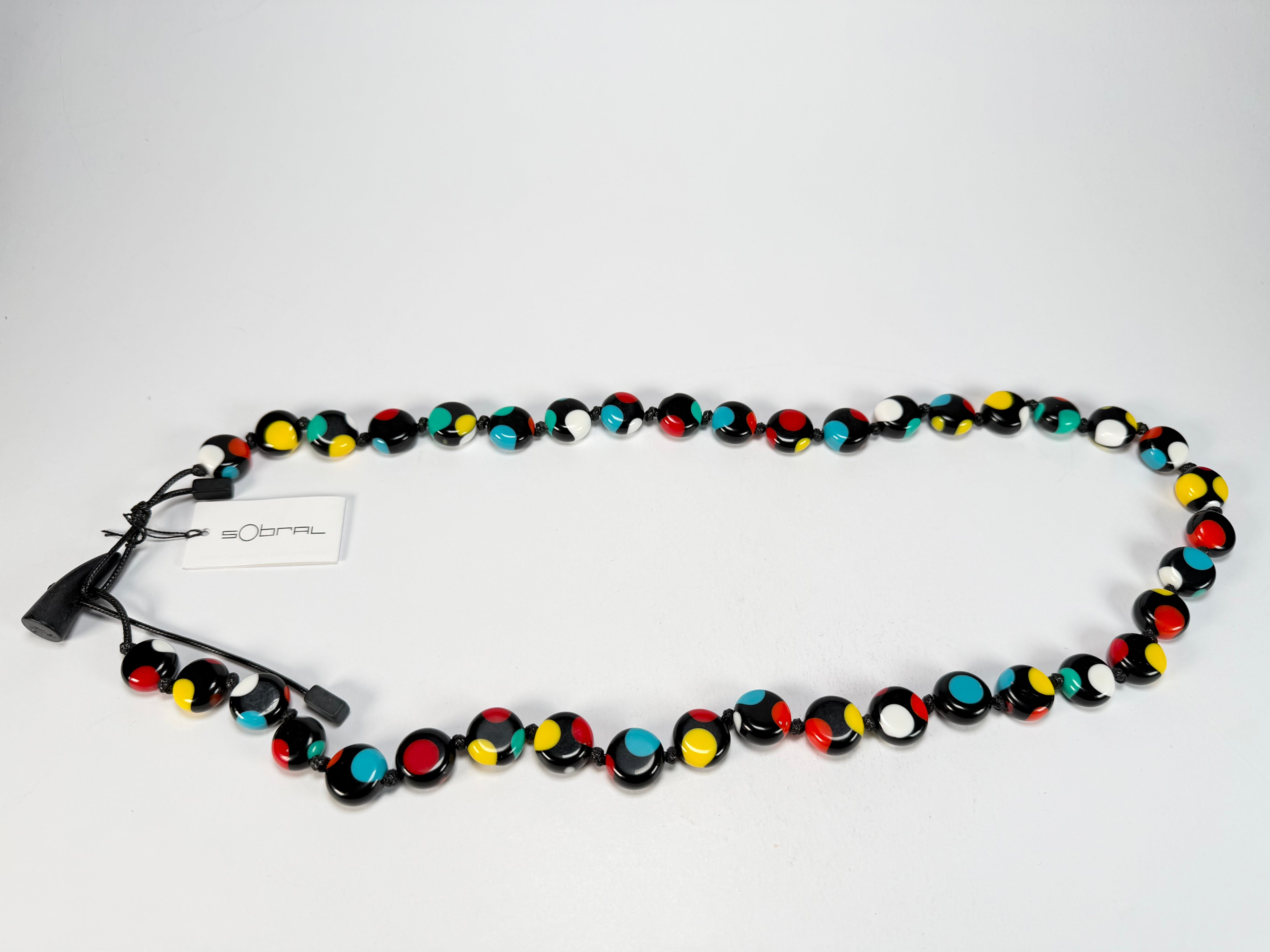 Sobral - Dots "Obsession" Multi Colour Resin Necklace ( 005359 )