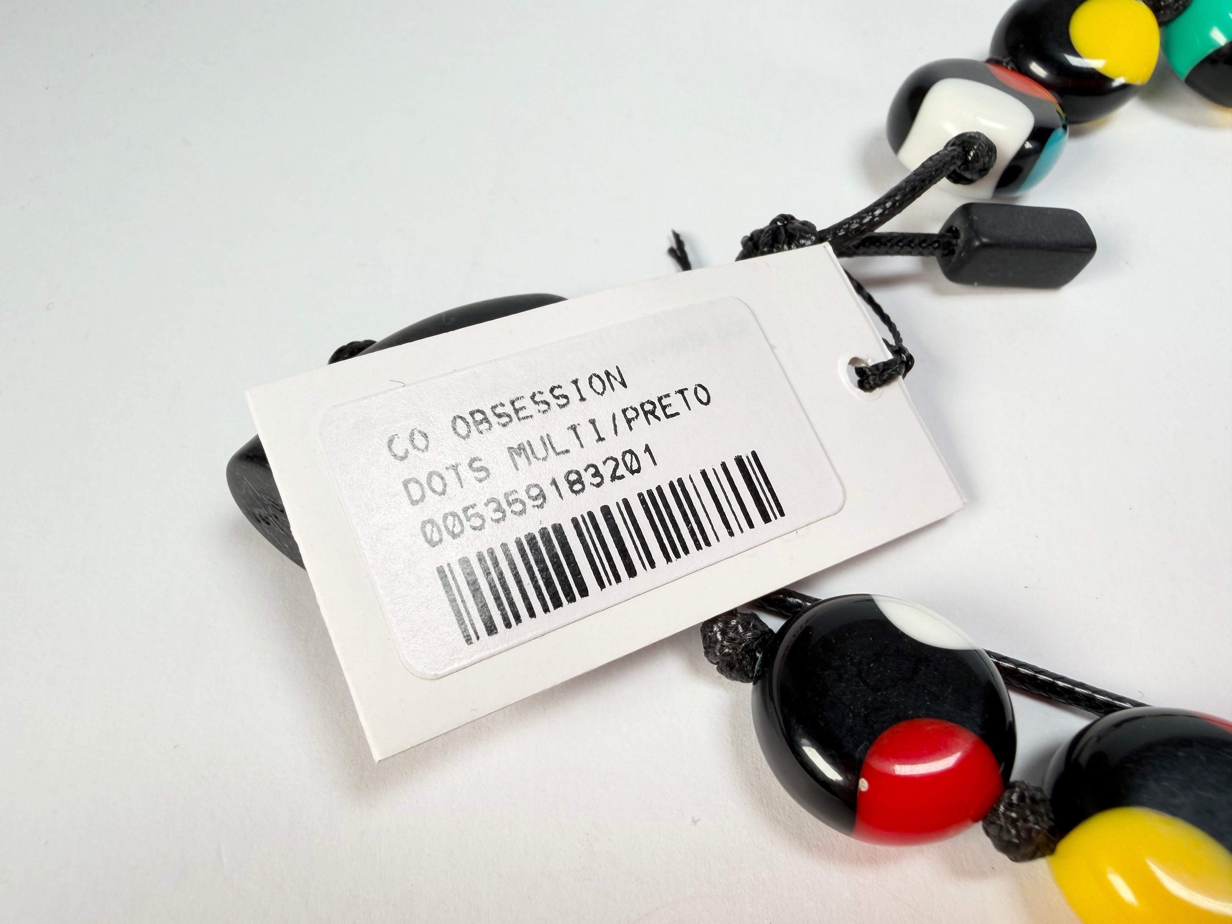 Sobral - Dots "Obsession" Multi Colour Resin Necklace ( 005359 )