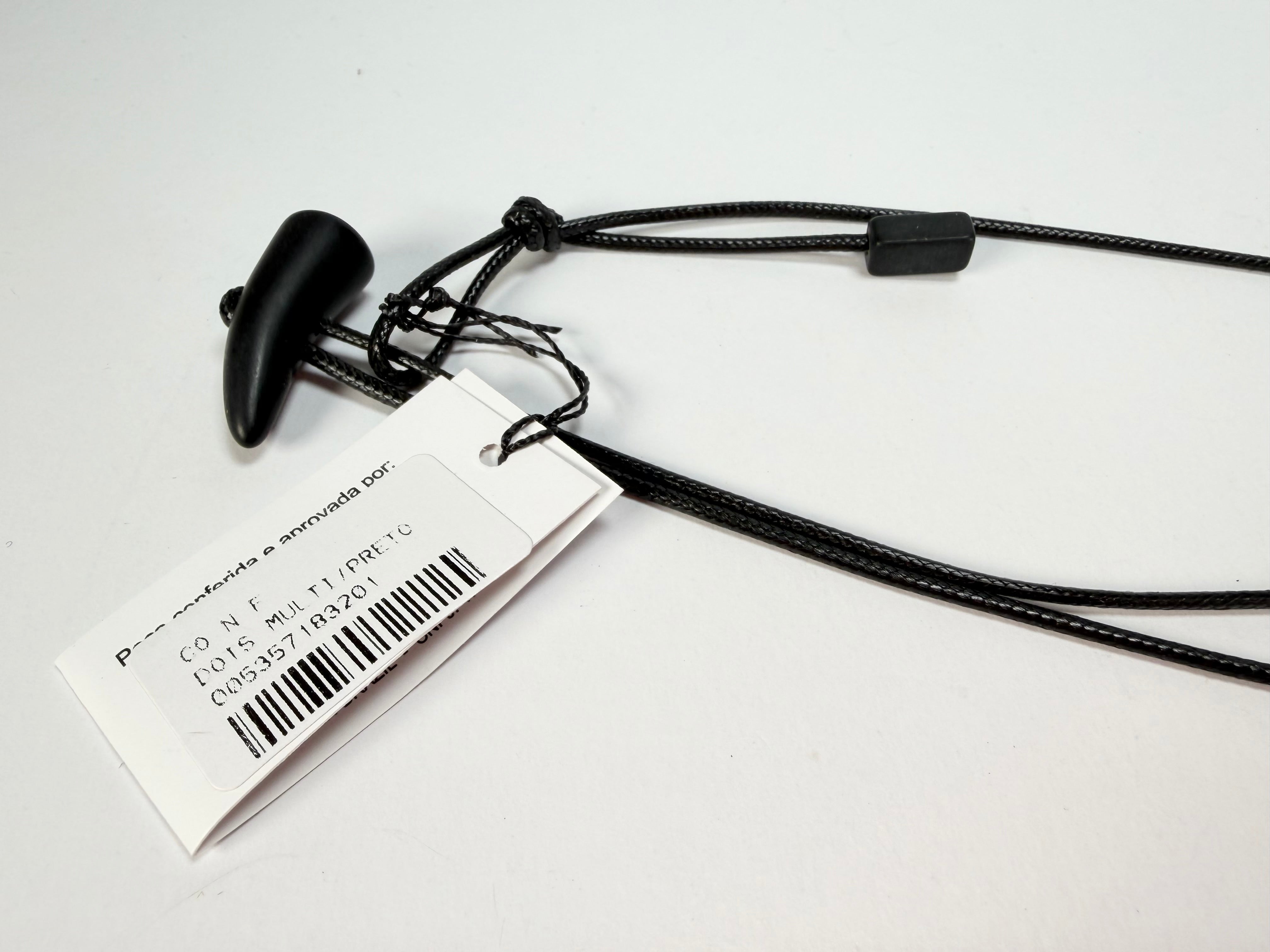 Sobral - Dots "Nº F" Multi Colour Pendant Resin Necklace ( 005357 )