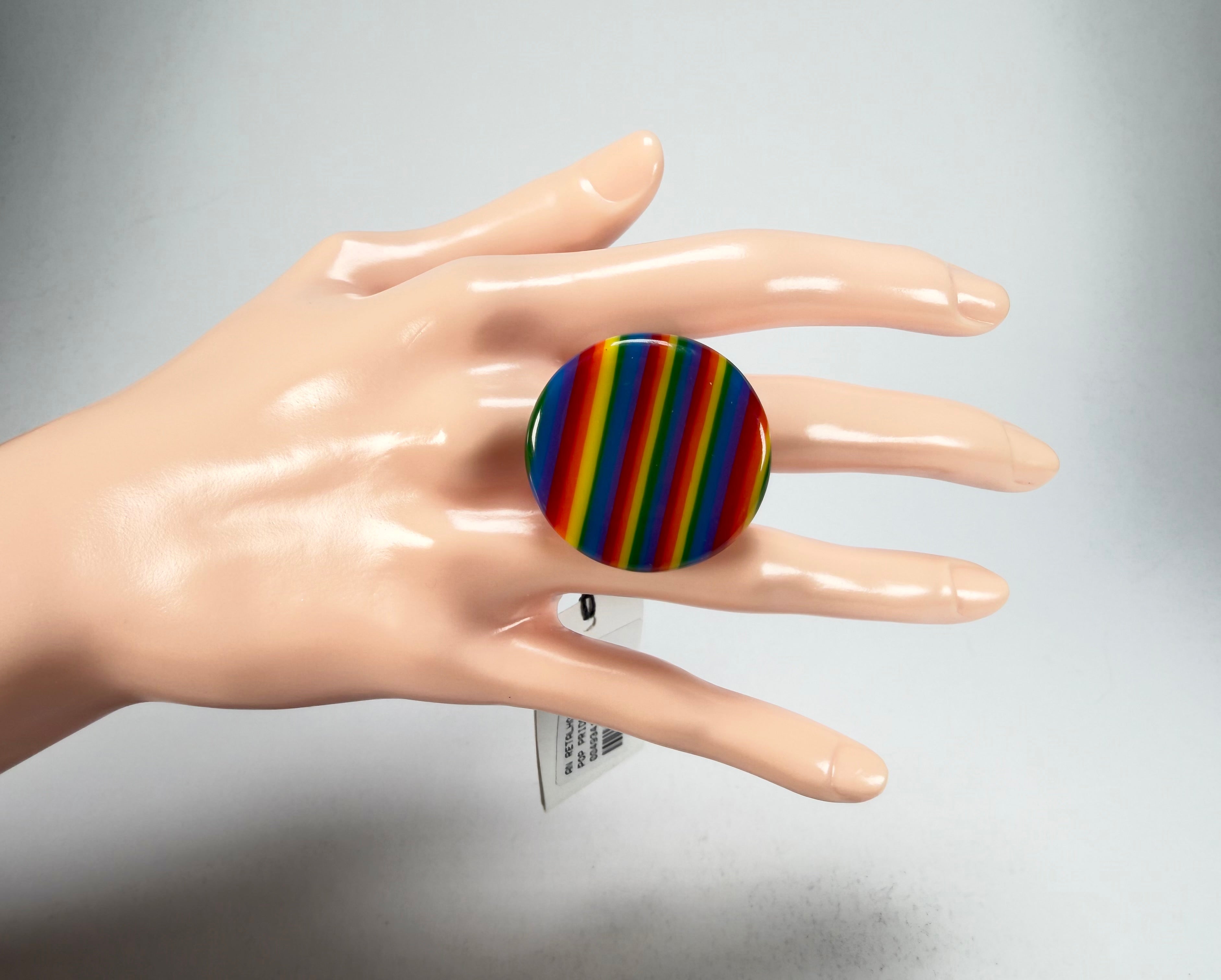 Sobral - Pop Pride "Retalhos" Resin Ring ( 004934 ) - Size UK O / US 7