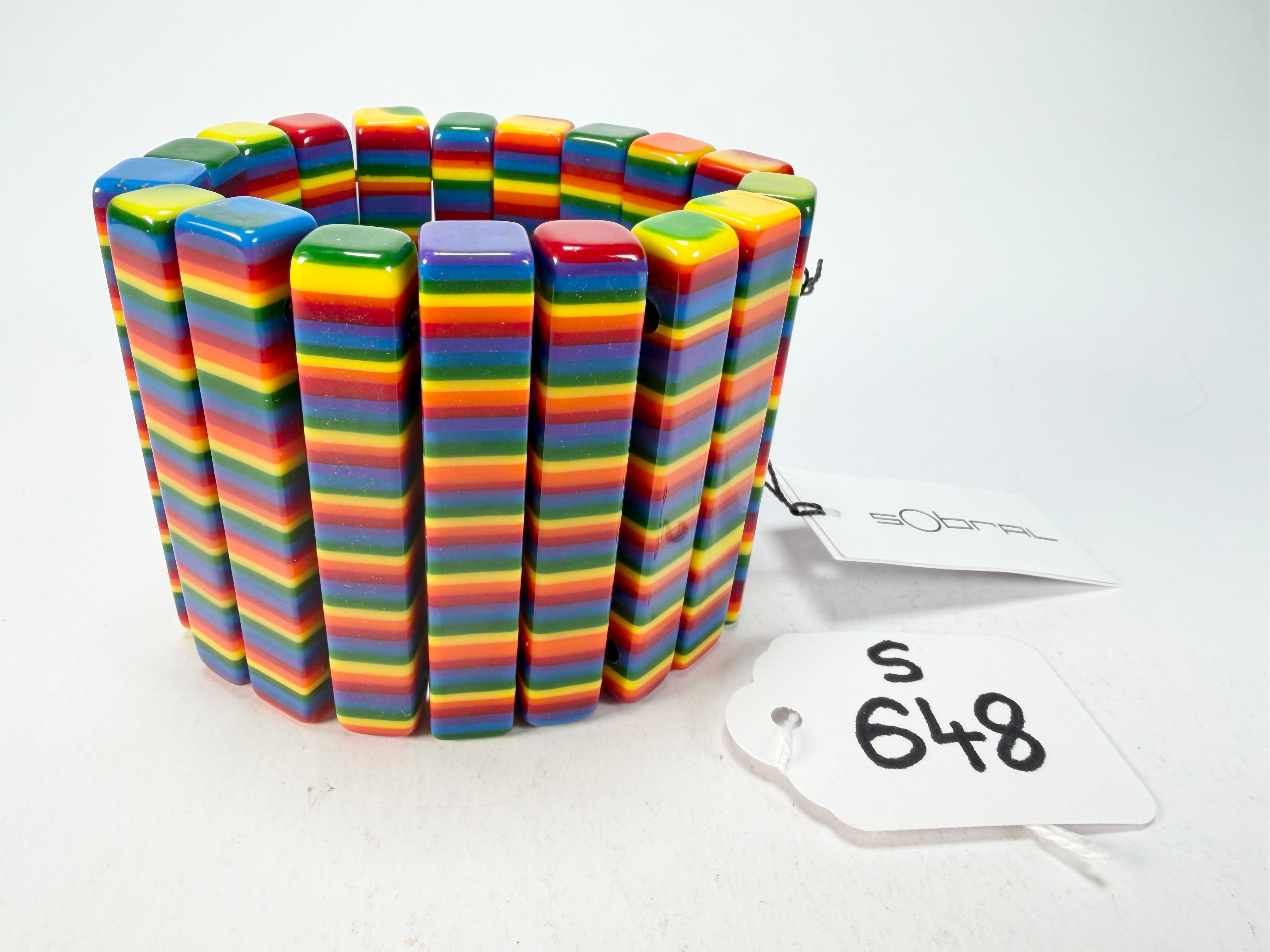 Sobral - Pop Pride "Yasmin" Elasticated Resin Bracelet ( 003137 )