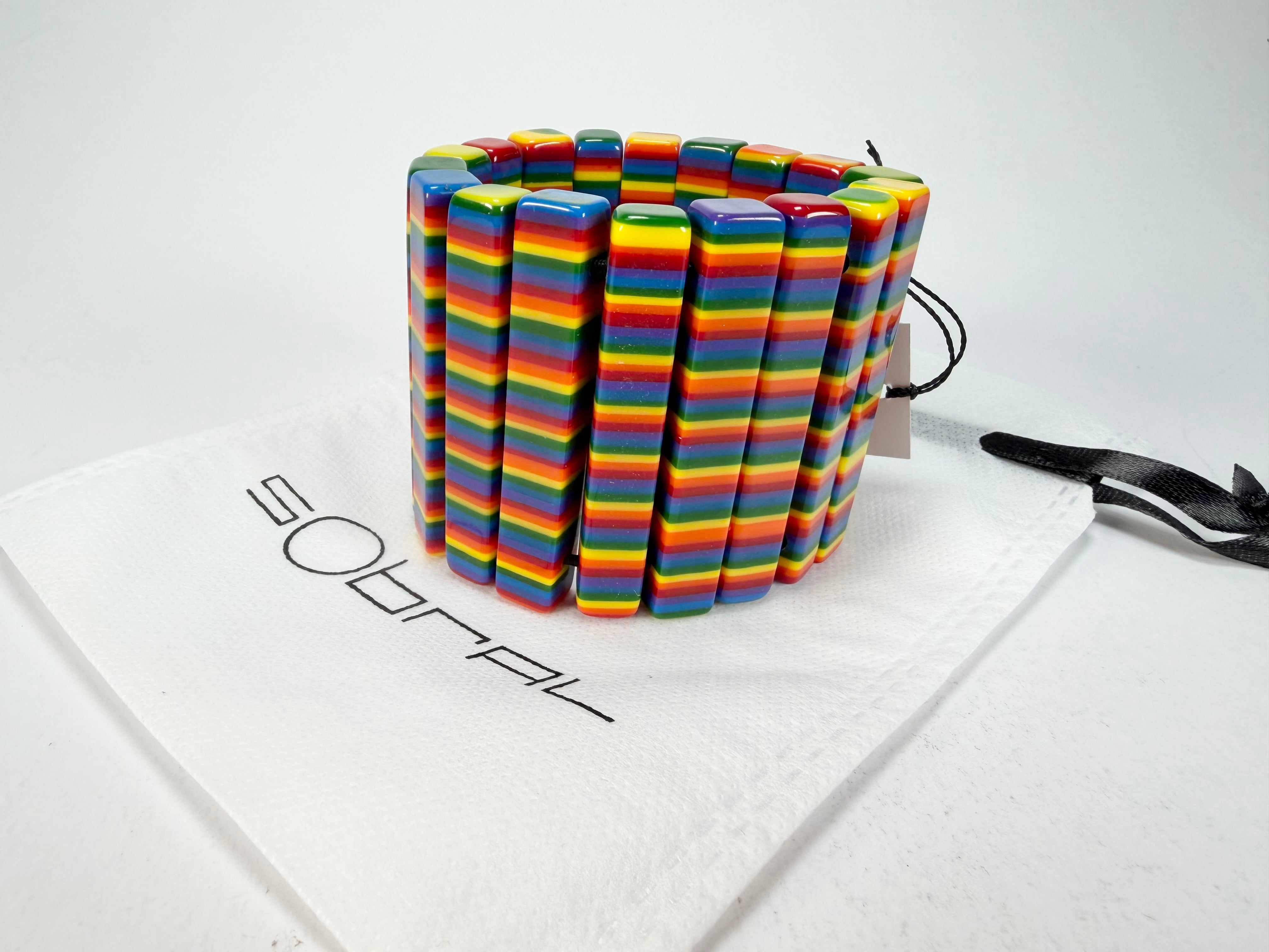 Sobral - Pop Pride "Yasmin" Elasticated Resin Bracelet ( 003137 )