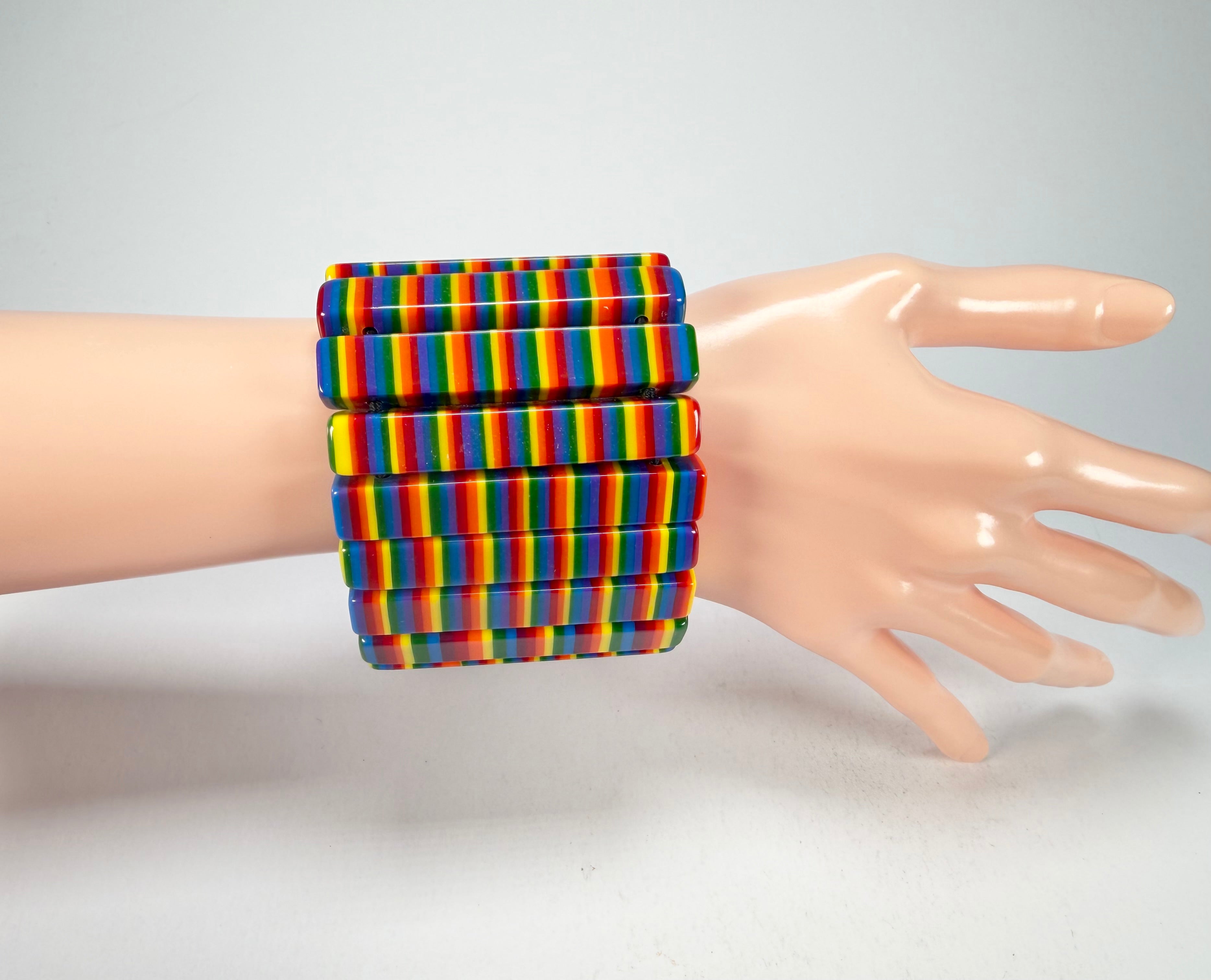 Sobral - Pop Pride "Yasmin" Elasticated Resin Bracelet ( 003137 )