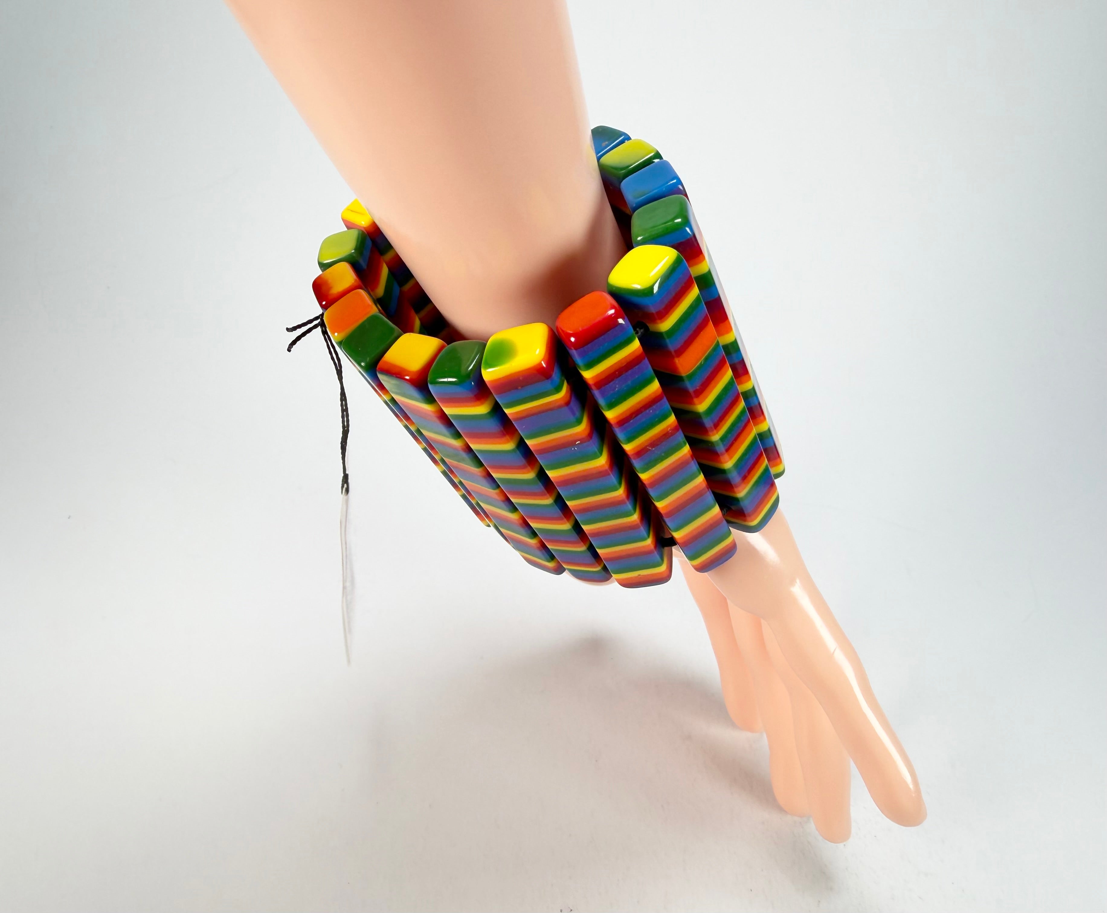 Sobral - Pop Pride "Yasmin" Elasticated Resin Bracelet ( 003137 )