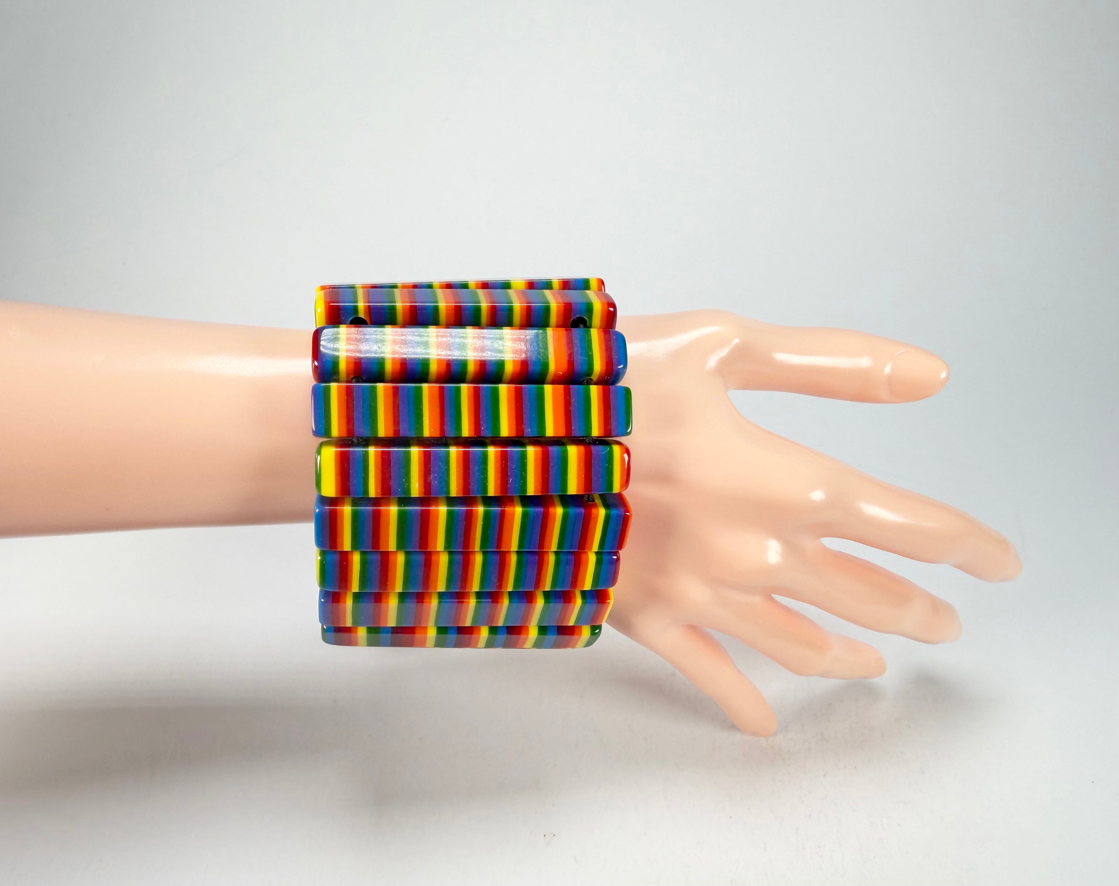 Sobral - Pop Pride "Yasmin" Elasticated Resin Bracelet ( 003137 )