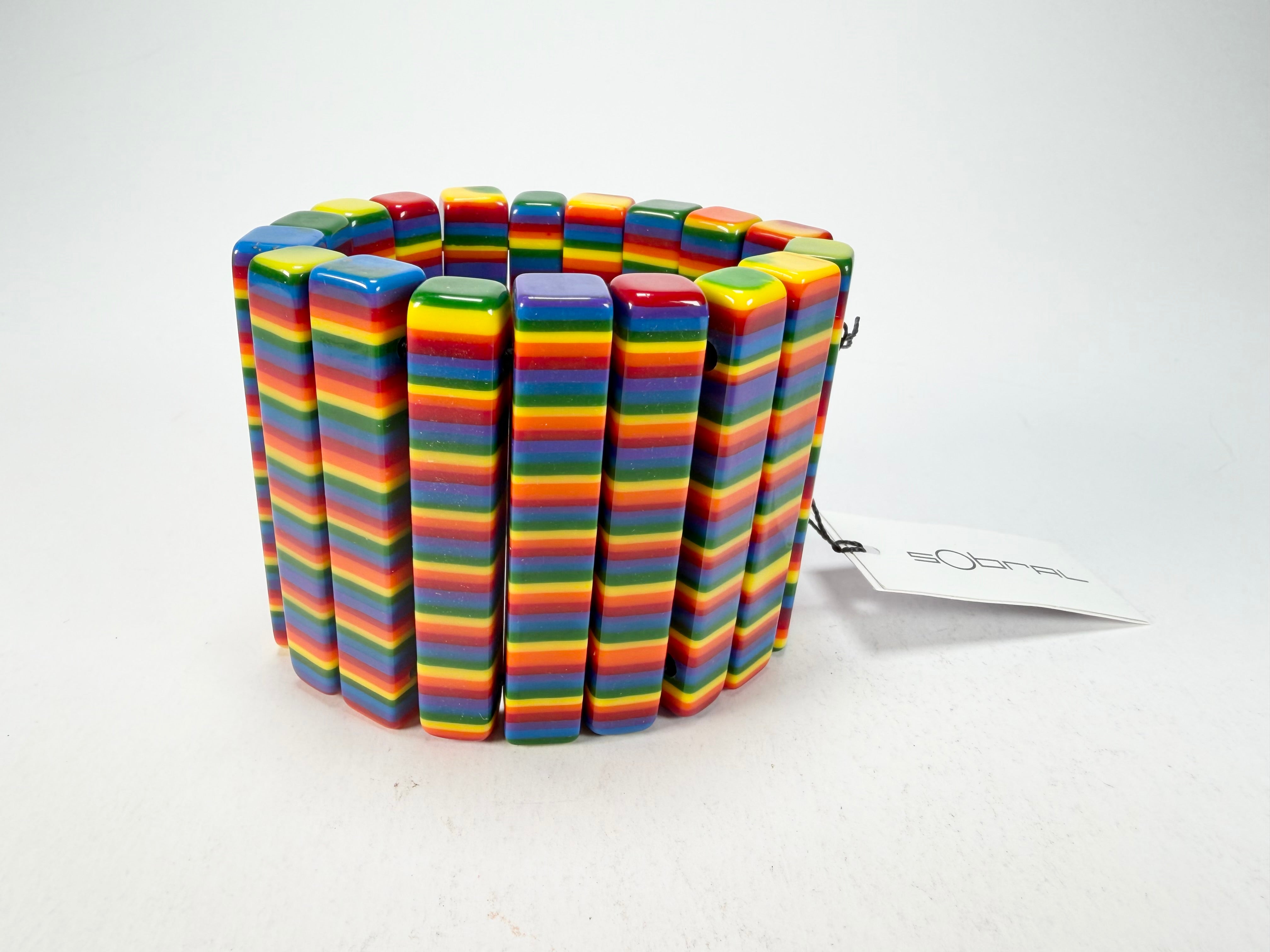 Sobral - Pop Pride "Yasmin" Elasticated Resin Bracelet ( 003137 )