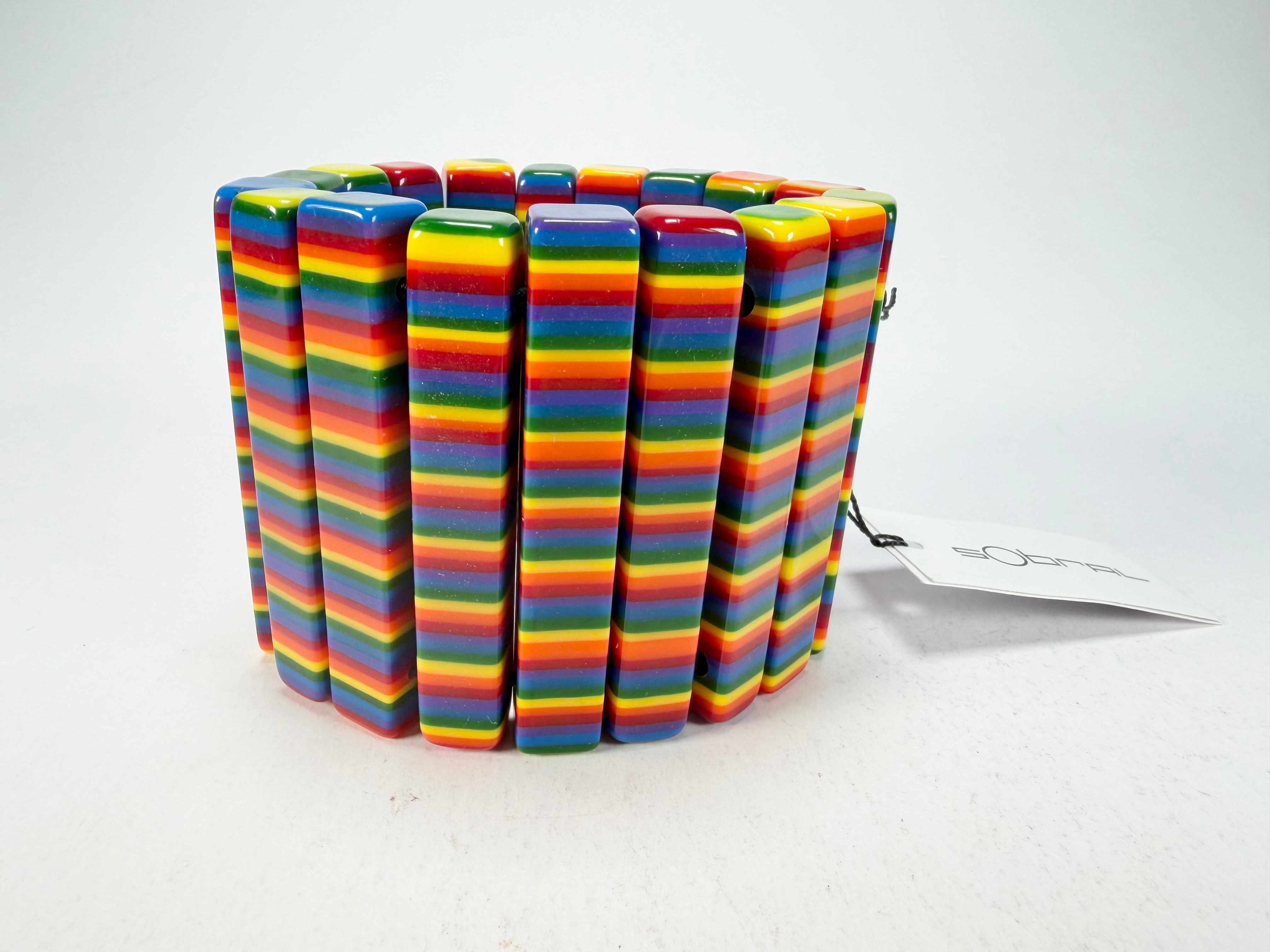 Sobral - Pop Pride "Yasmin" Elasticated Resin Bracelet ( 003137 )
