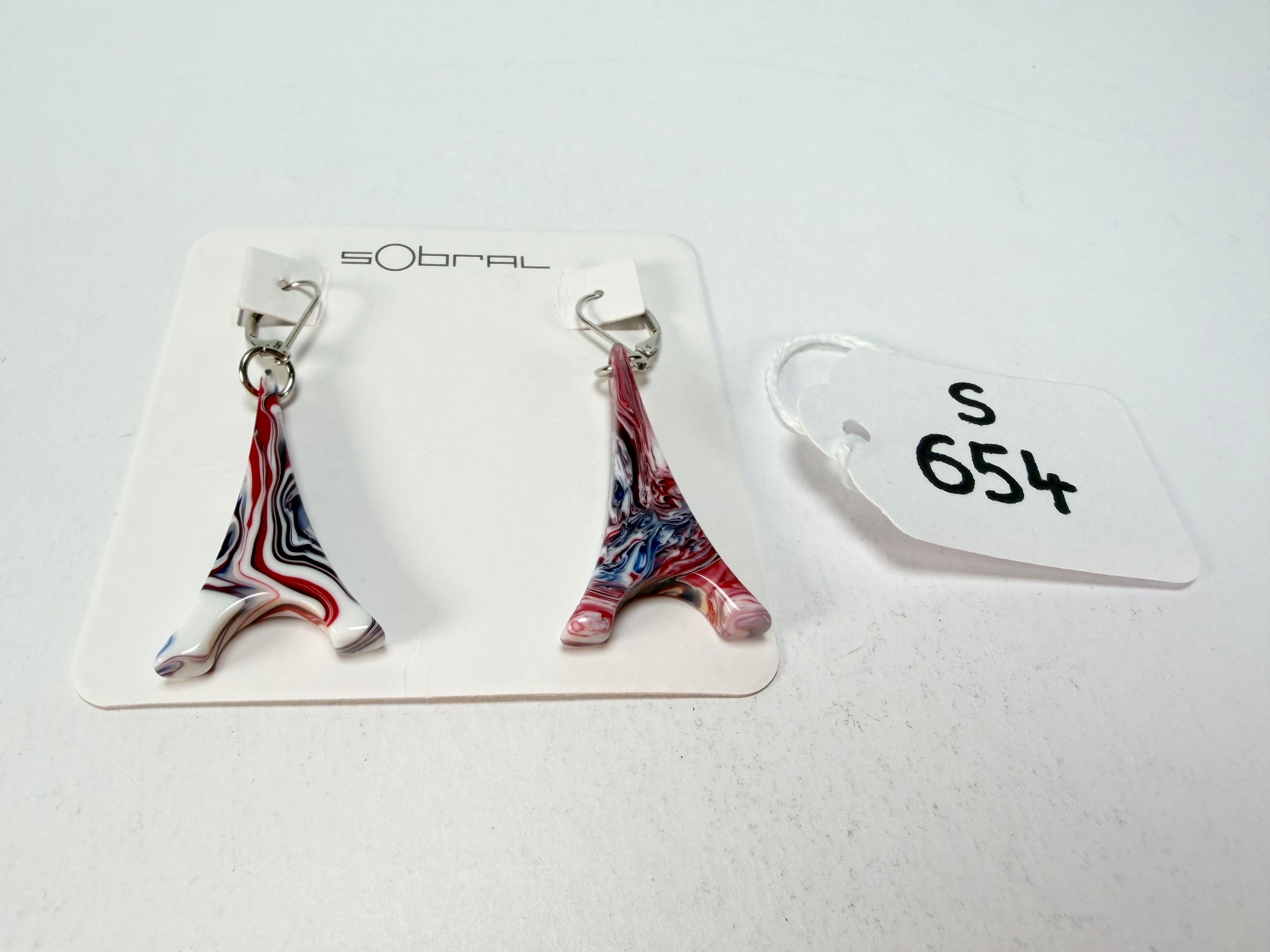 Sobral - Marianne "Eiffel Tower" Resin Earrings ( 001750 )