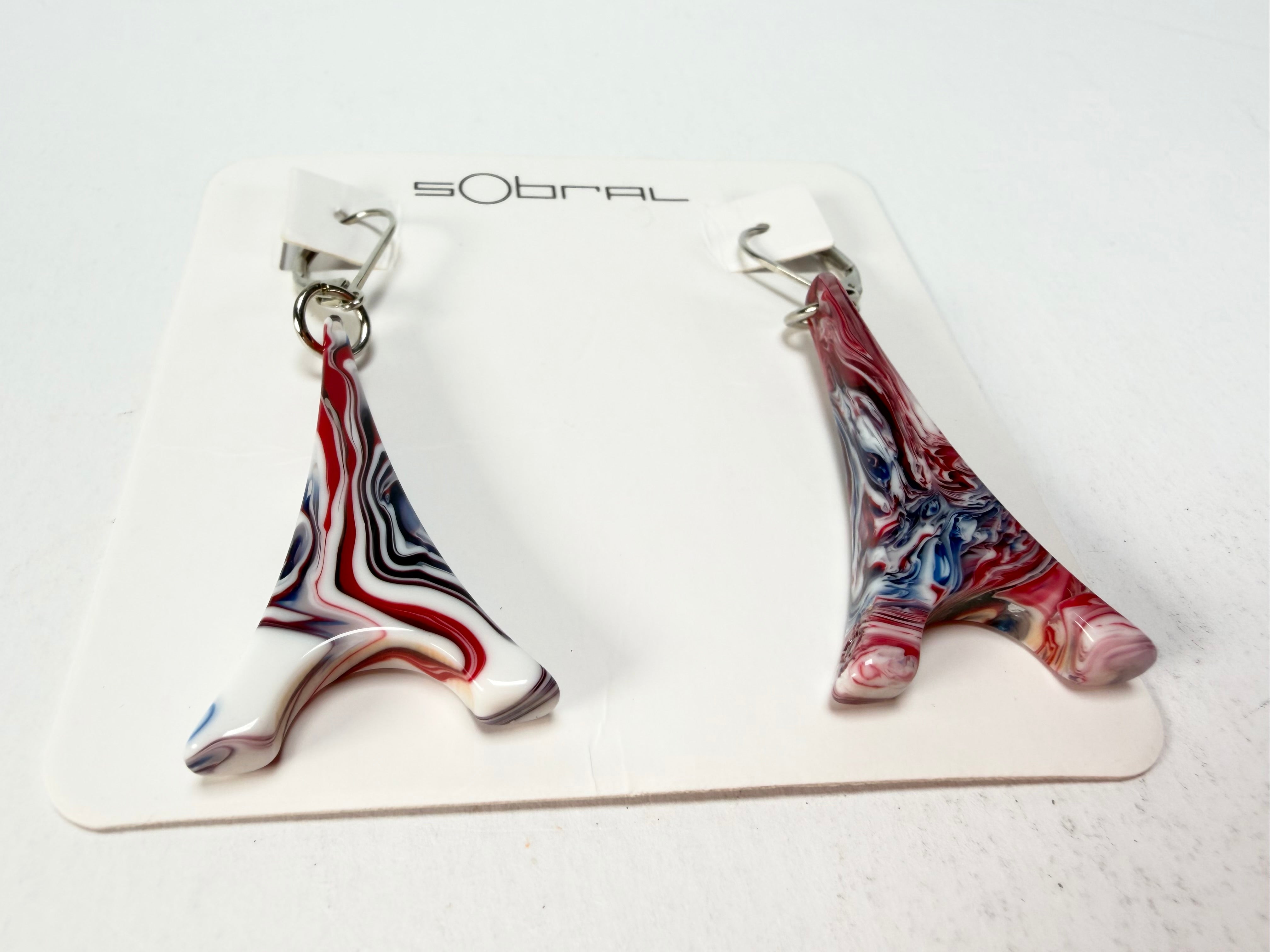 Sobral - Marianne "Eiffel Tower" Resin Earrings ( 001750 )