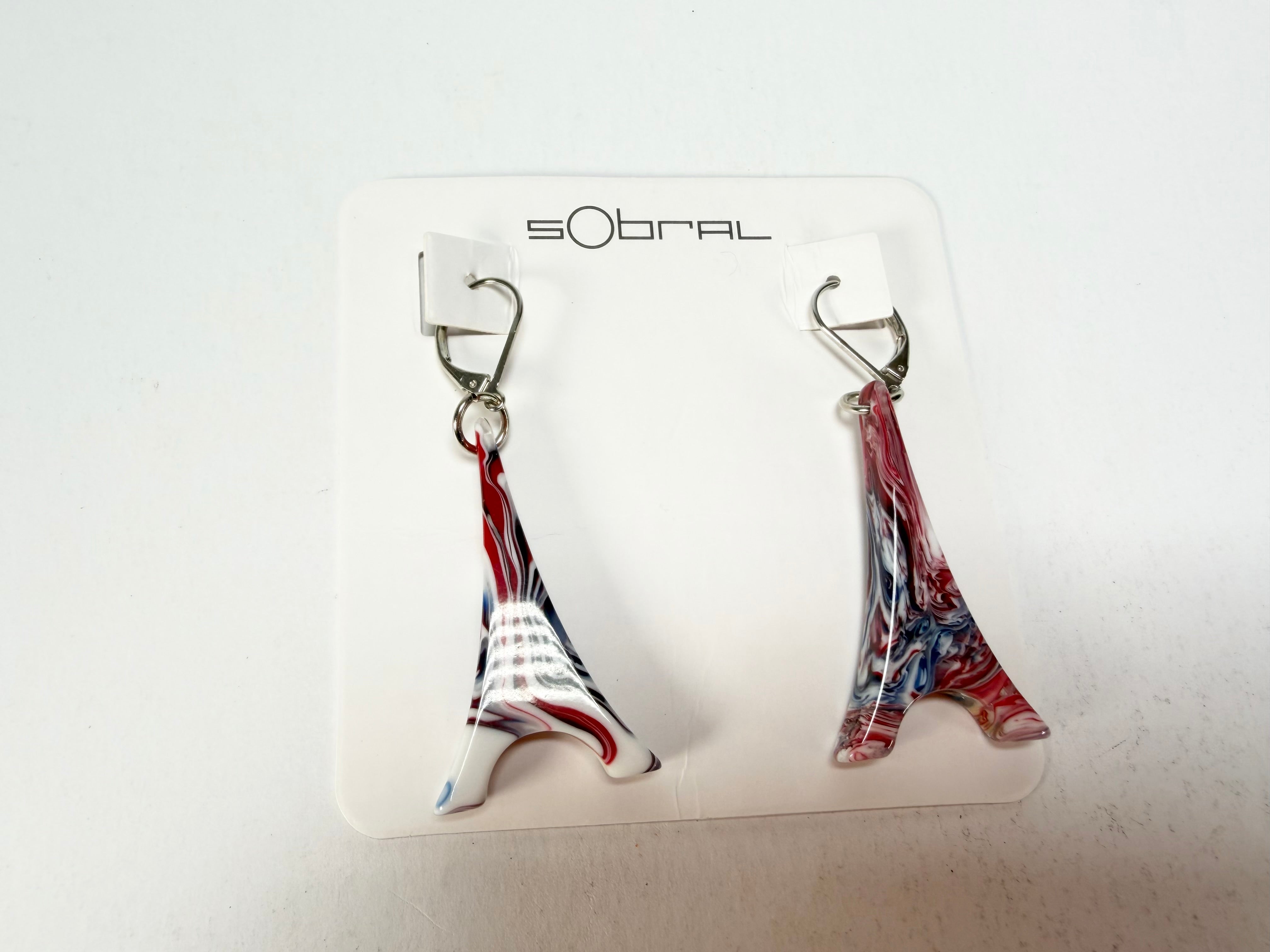 Sobral - Marianne "Eiffel Tower" Resin Earrings ( 001750 )