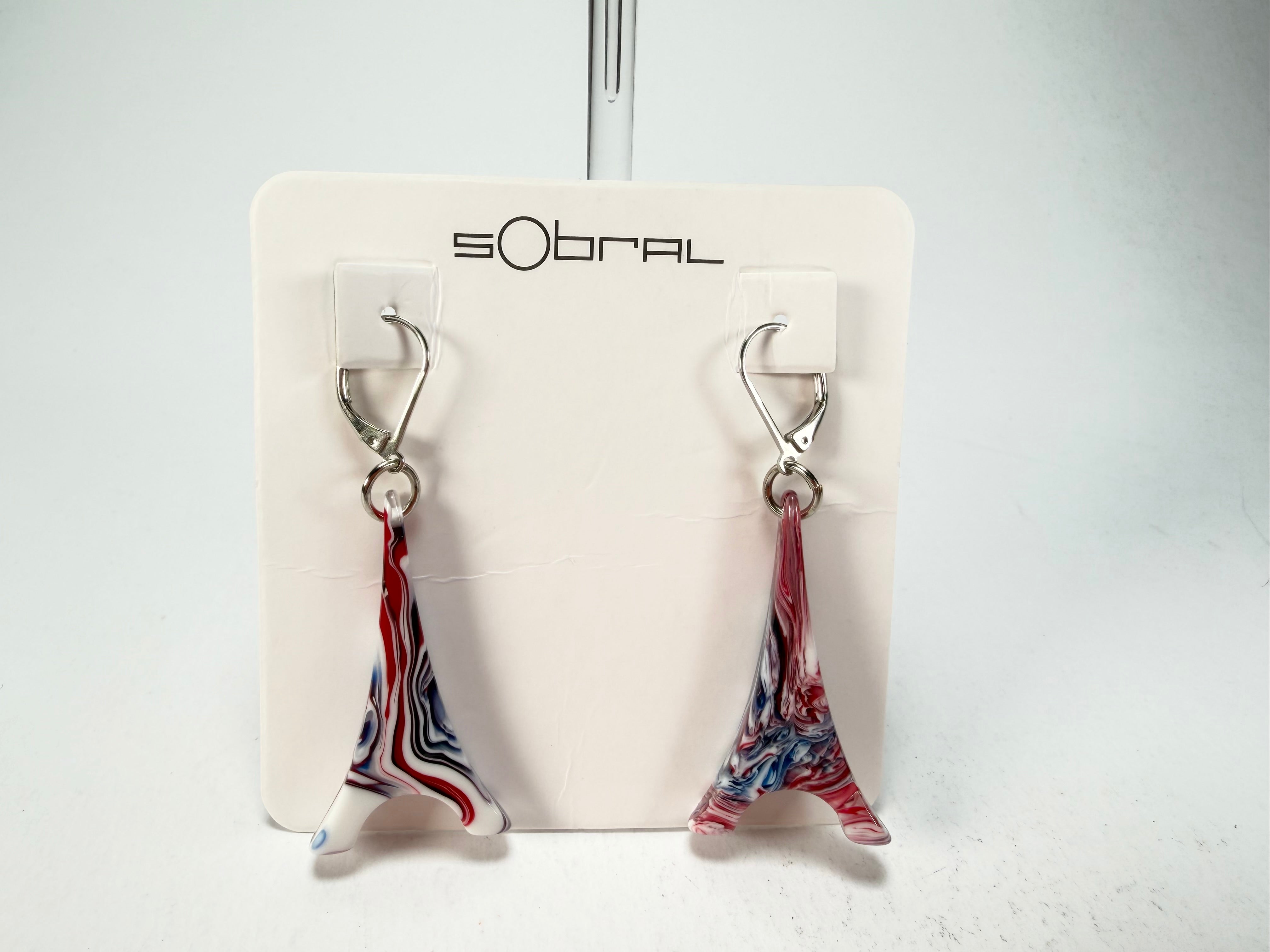 Sobral - Marianne "Eiffel Tower" Resin Earrings ( 001750 )