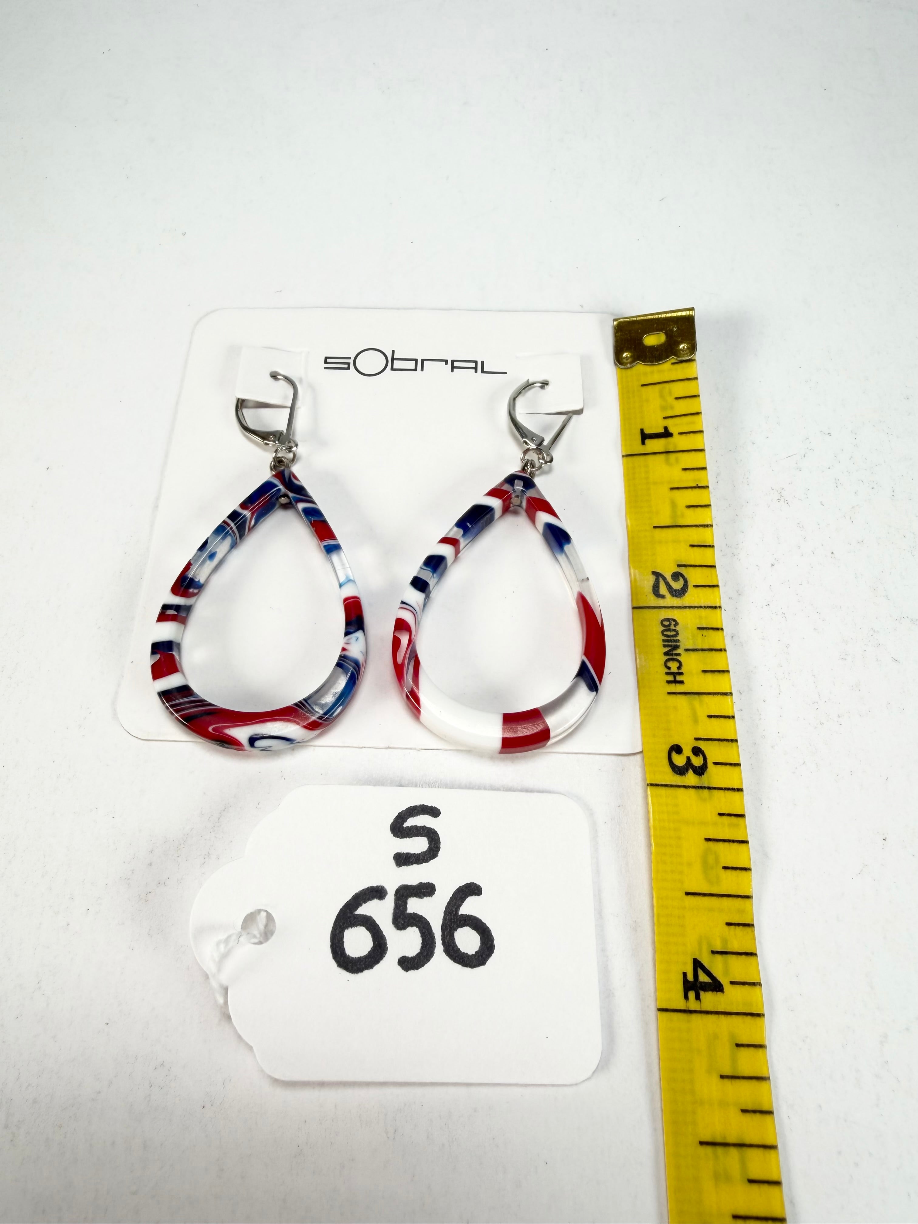 Sobral - Marianne "Cristiane" Resin Earrings ( 005363 )
