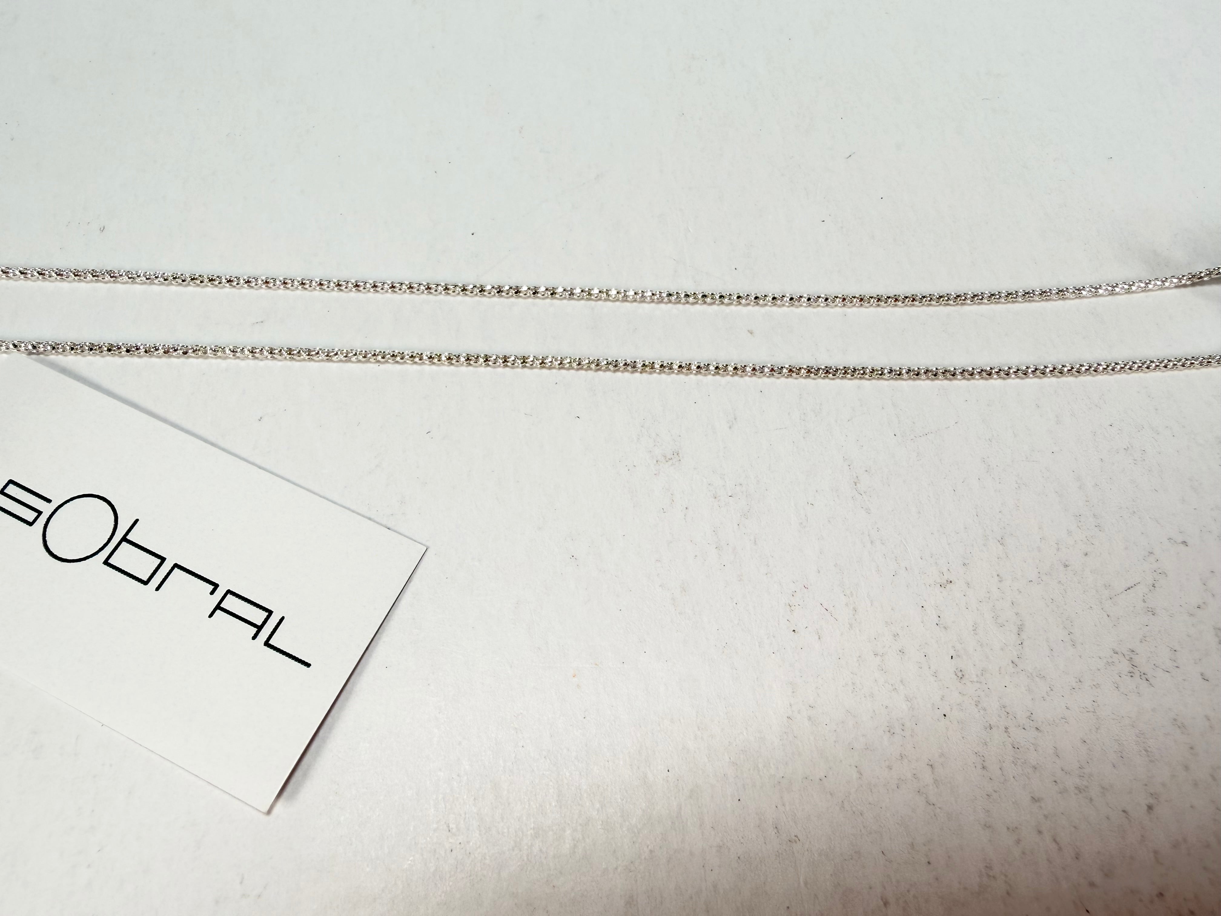 Sobral - Marianne "Eiffel Tower" Resin AG Sliver Necklace ( 005414 )