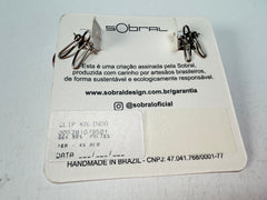 Sobral - Roses "Kalinda" Resin Clip On Earrings ( 005281 )