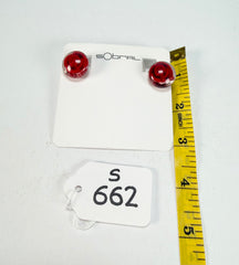 Sobral - Roses "Kalinda" Resin Clip On Earrings ( 005281 )