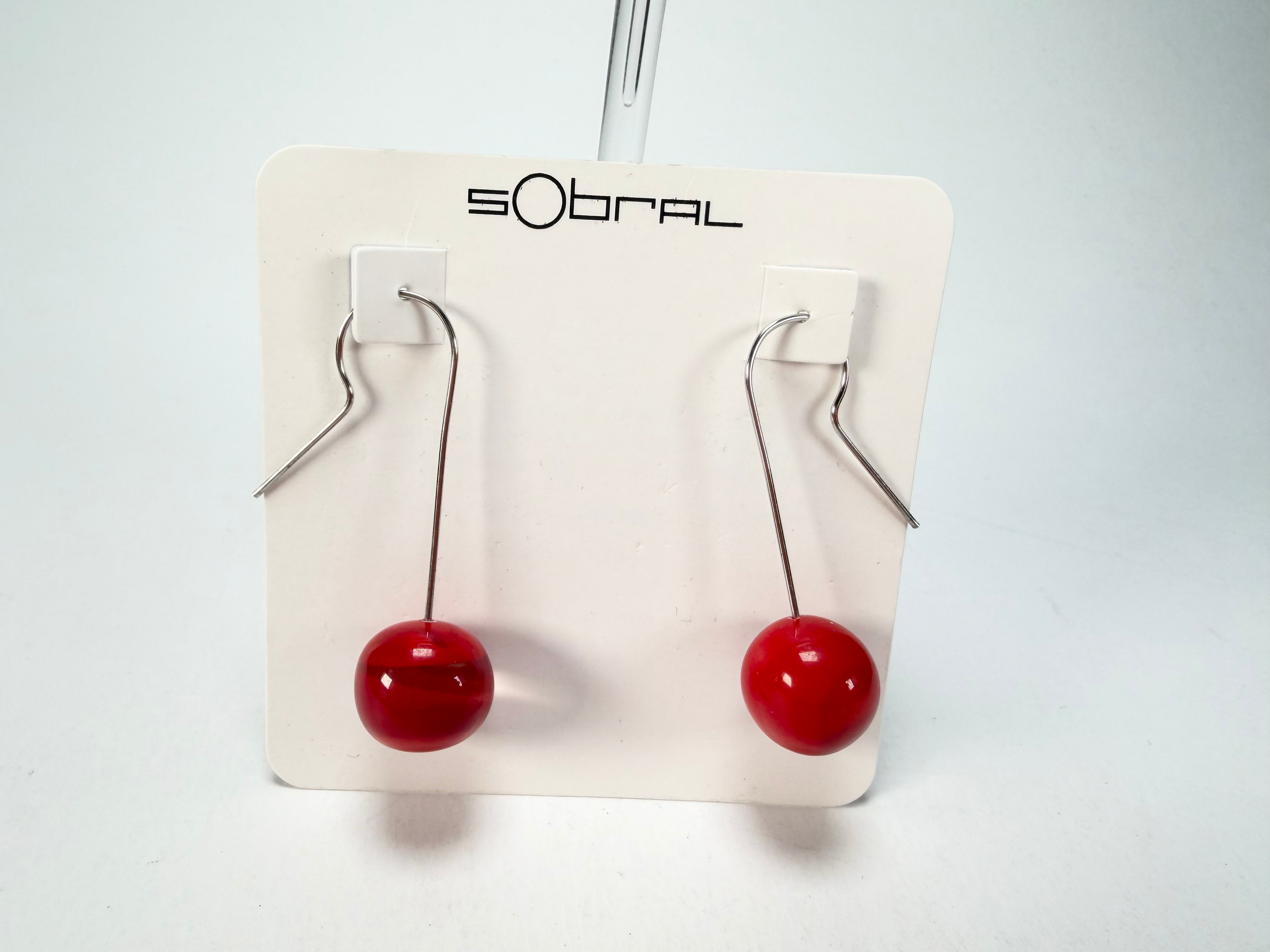 Sobral - Planets "Saturno" Marte Resin Earrings ( 005455 )
