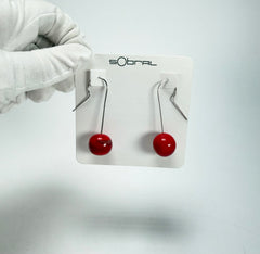 Sobral - Planets "Saturno" Marte Resin Earrings ( 005455 )