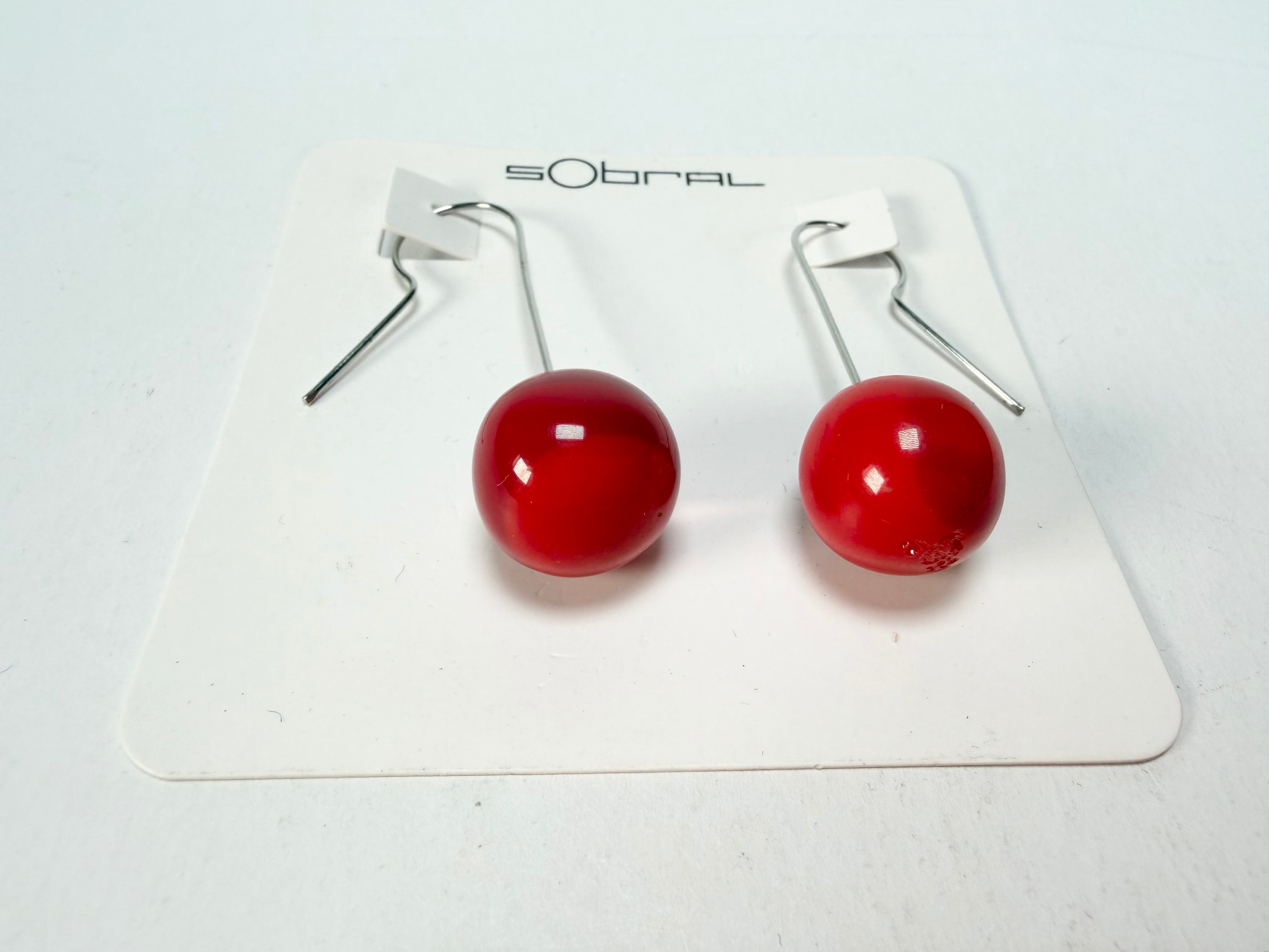 Sobral - Planets "Saturno" Marte Resin Earrings ( 005455 )