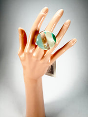 Sobral - Planets "Saturno" Neptune Resin Ring ( 005457 ) - Size UK O / US 7