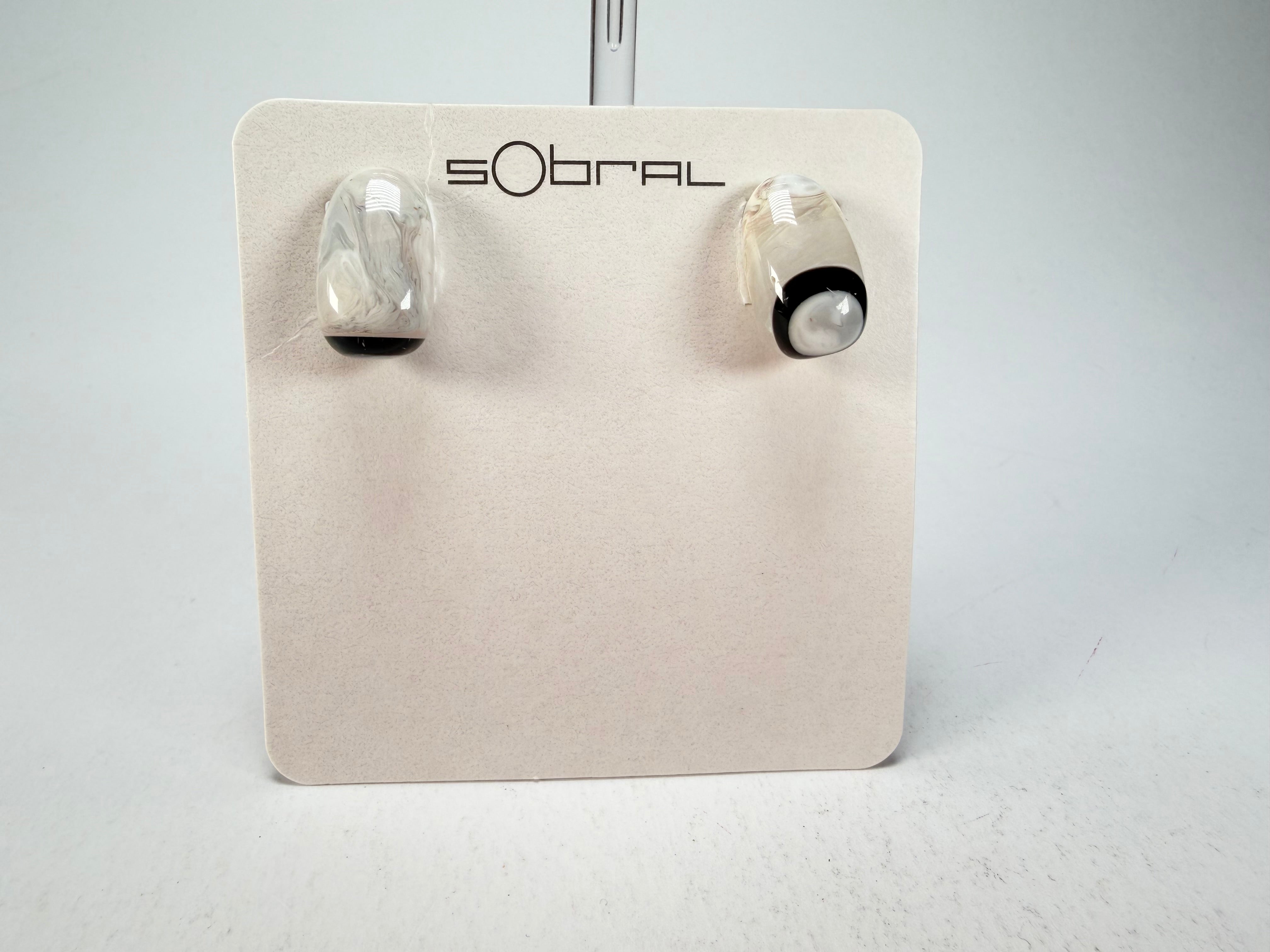 Sobral -  Lágrima D'or "New Habilis" Pollock Resin Earrings ( 005261 )