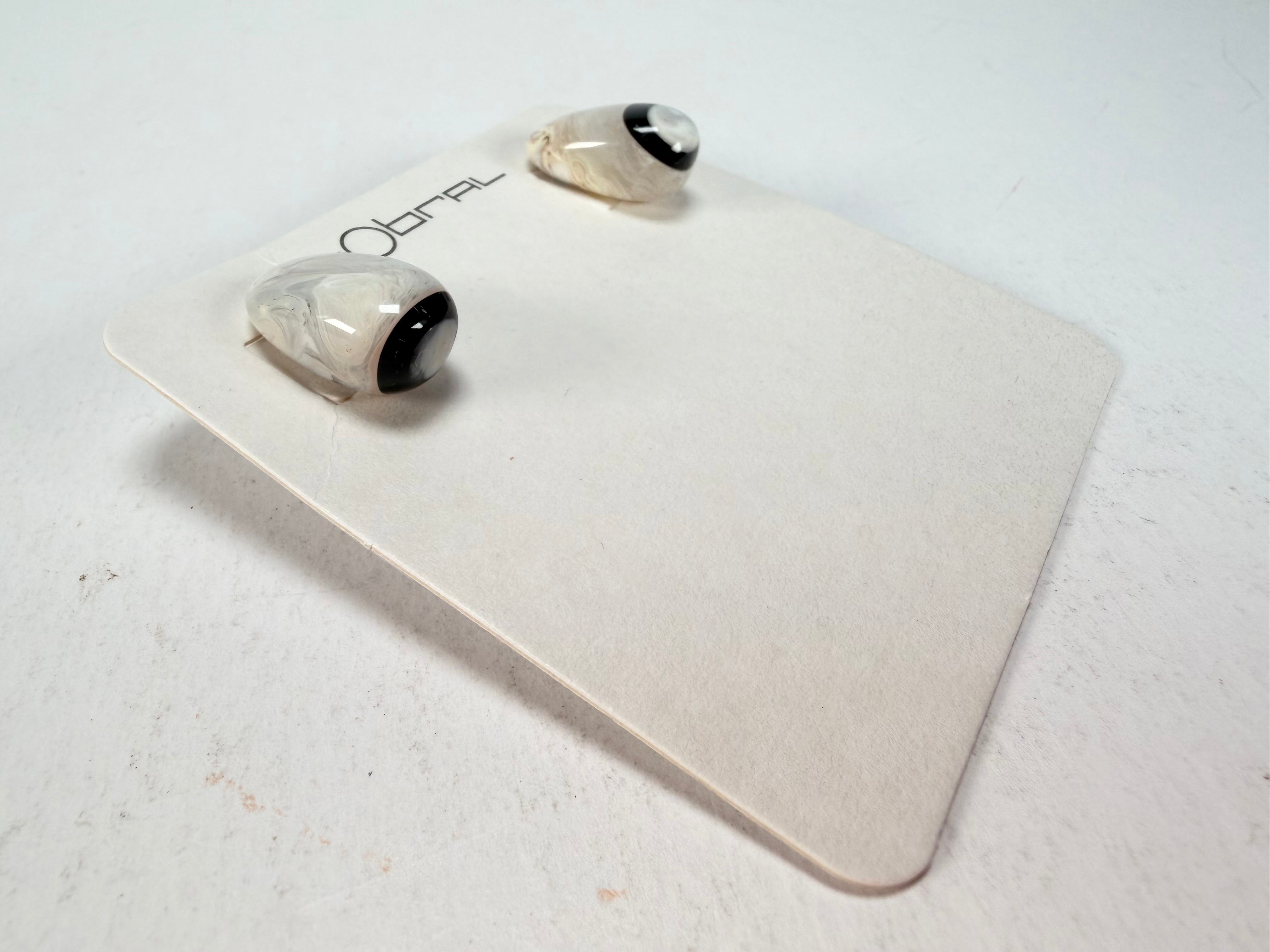 Sobral -  Lágrima D'or "New Habilis" Pollock Resin Earrings ( 005261 )