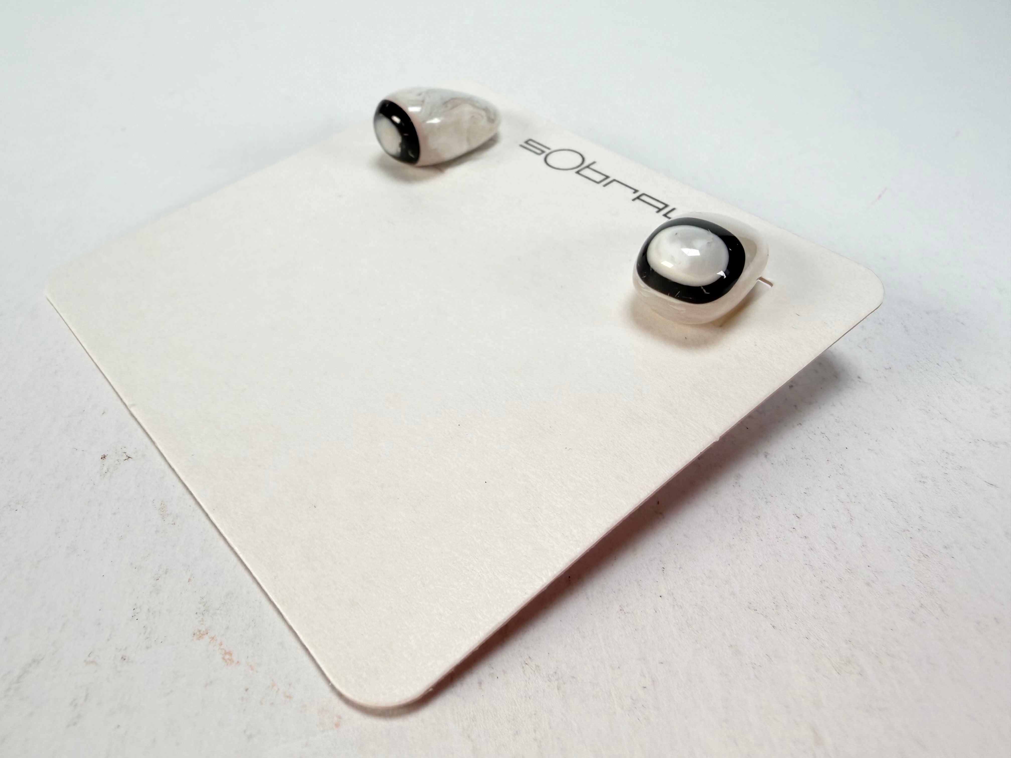 Sobral -  Lágrima D'or "New Habilis" Pollock Resin Earrings ( 005261 )