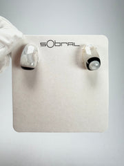 Sobral -  Lágrima D'or "New Habilis" Pollock Resin Earrings ( 005261 )