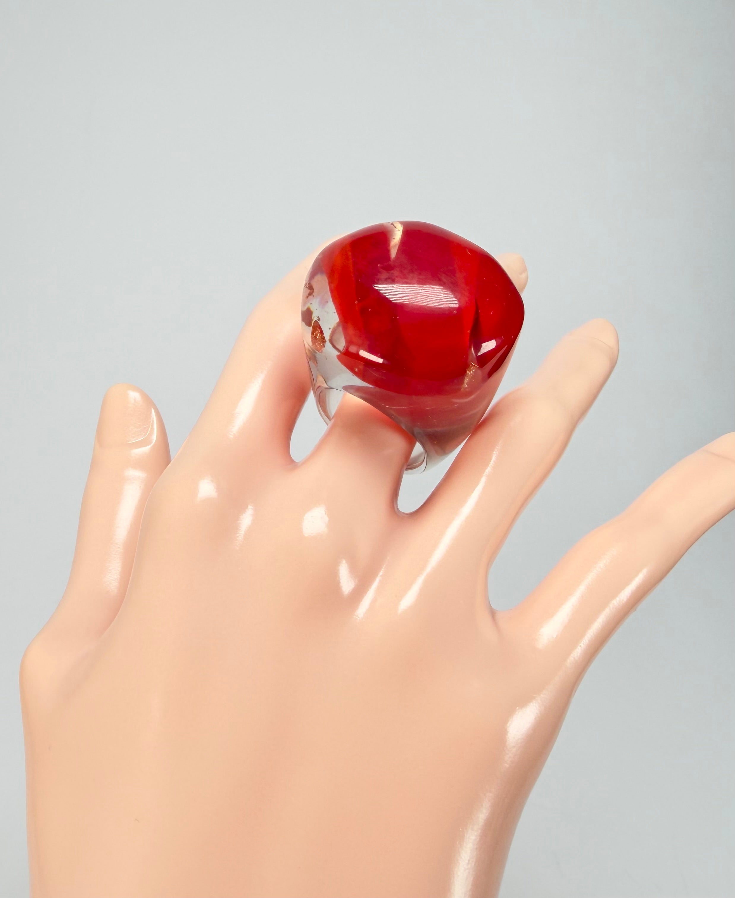 Sobral - Planets "Saturno" Marte Resin Ring ( 005457 ) - Size UK O / US 7
