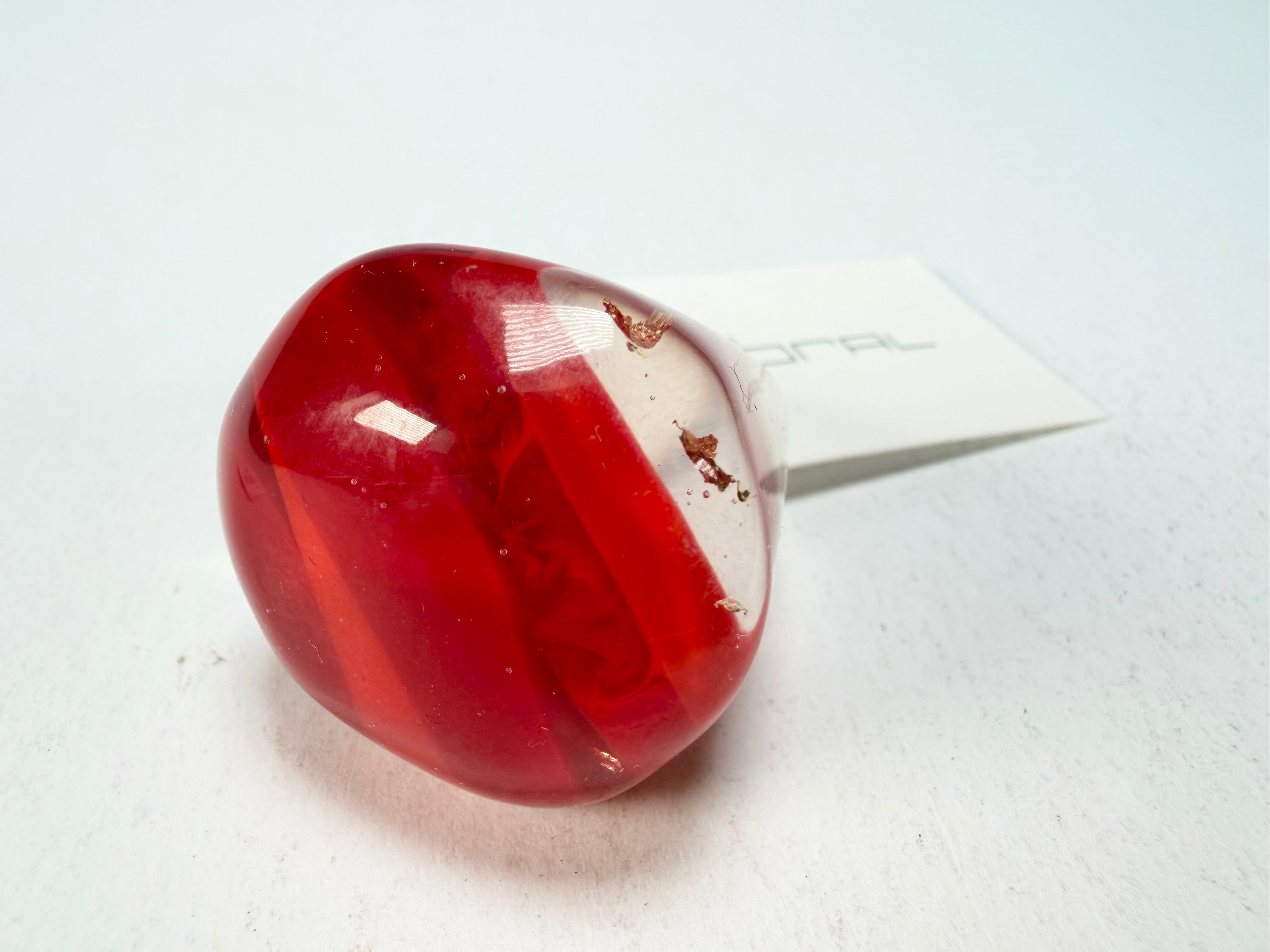 Sobral - Planets "Saturno" Marte Resin Ring ( 005457 ) - Size UK O / US 7