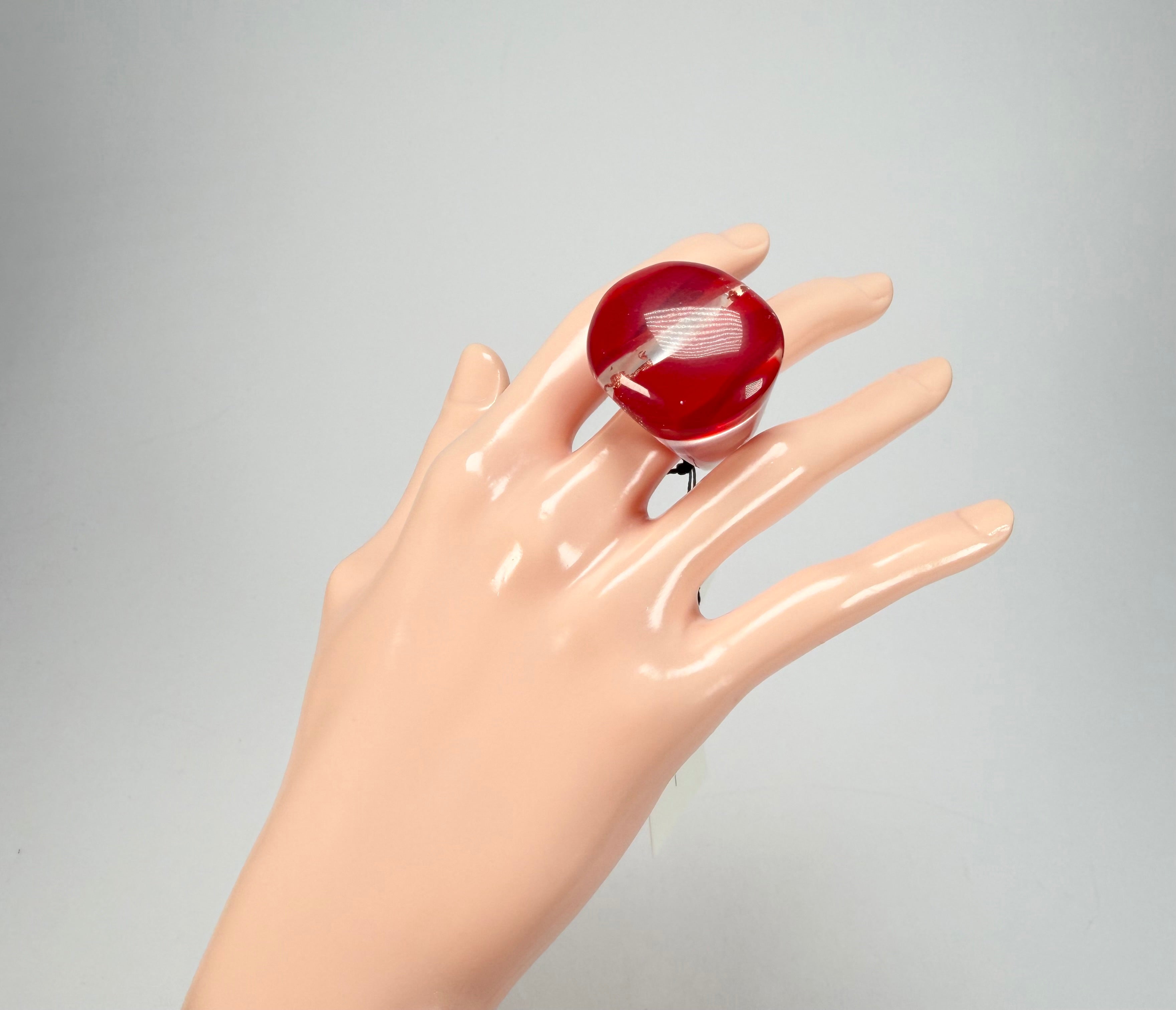 Sobral - Planets "Saturno" Marte Resin Ring ( 005457 ) - Size UK Q / US 8