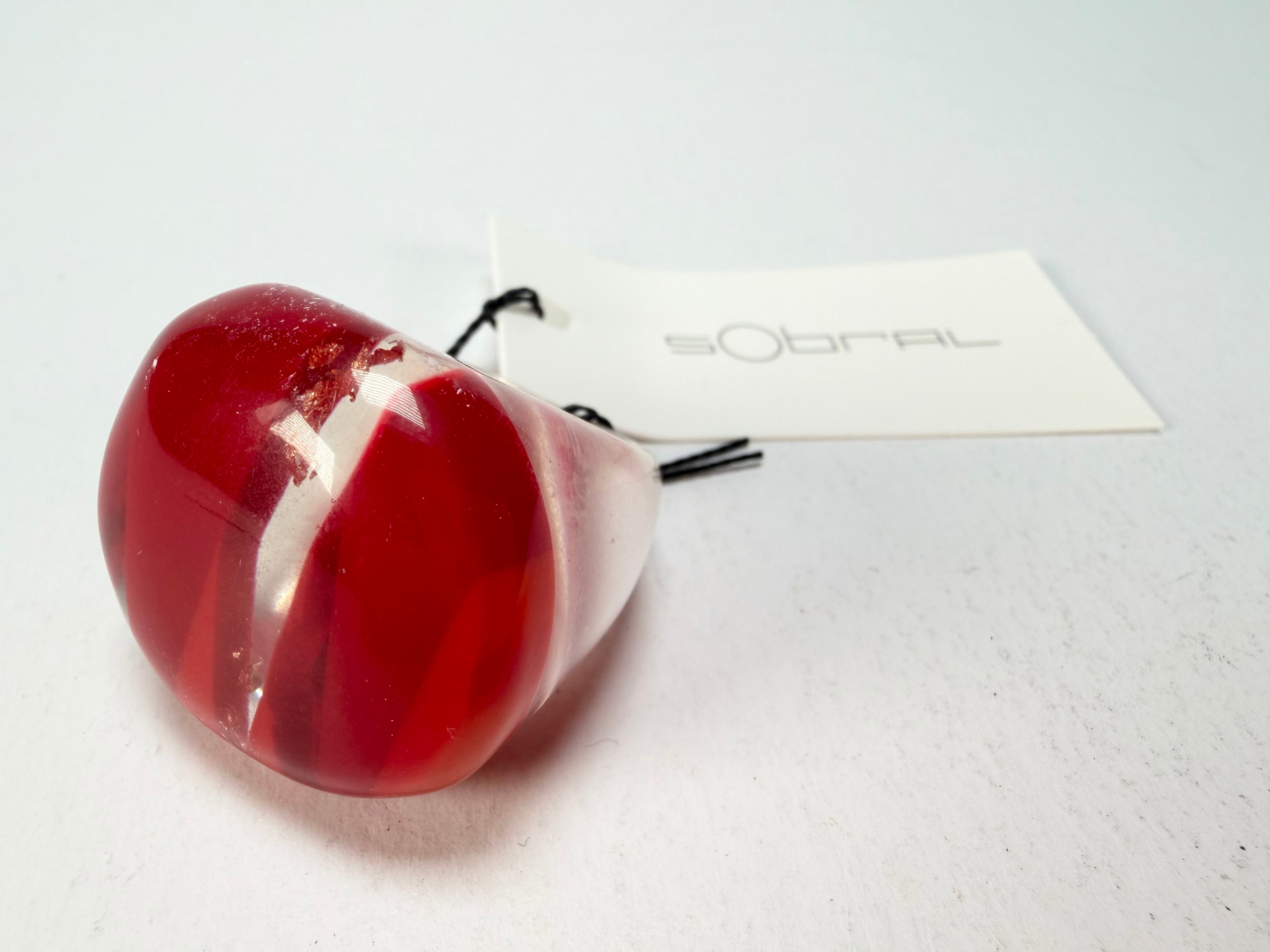 Sobral - Planets "Saturno" Marte Resin Ring ( 005457 ) - Size UK Q / US 8