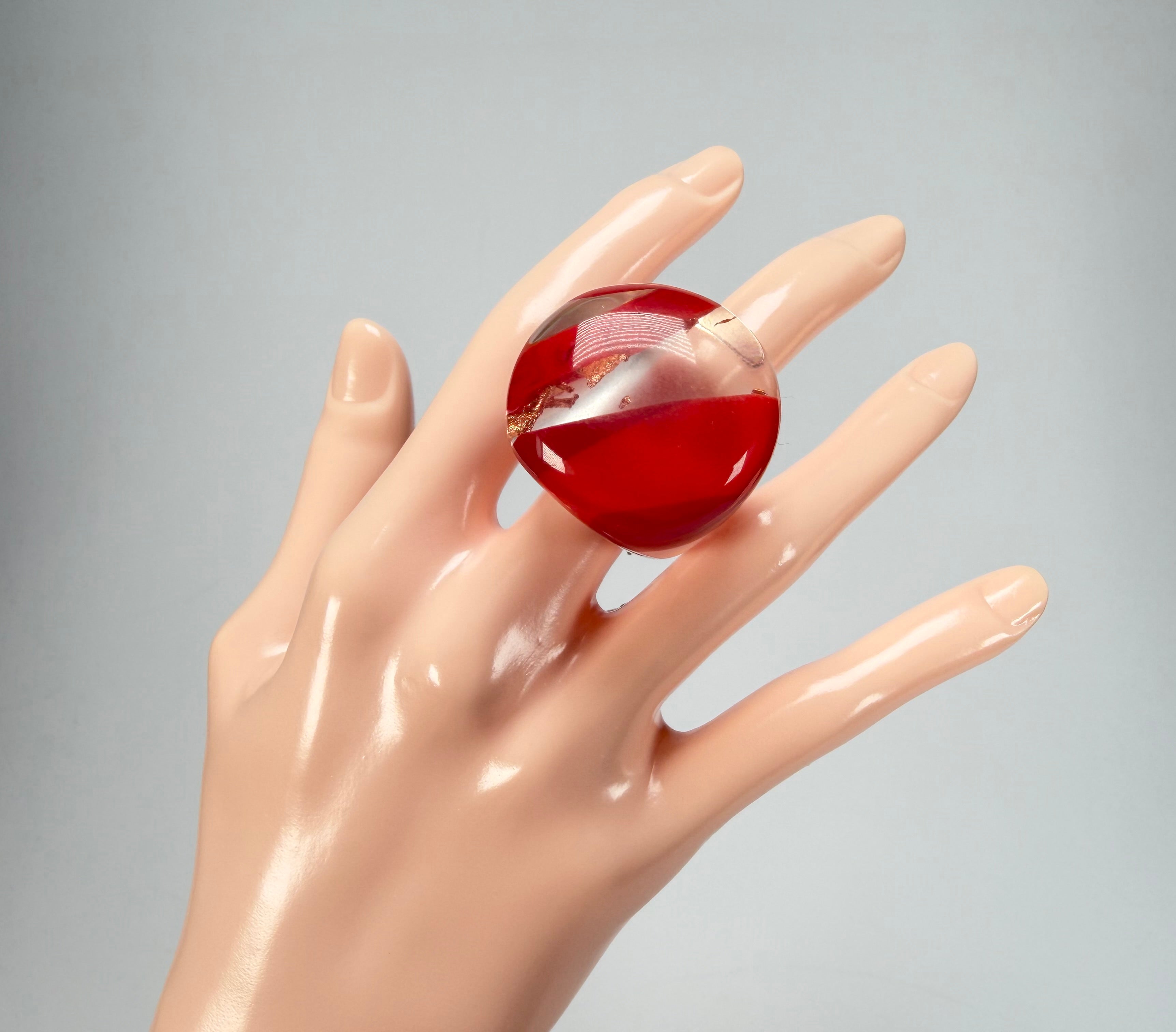 Sobral - Planets "Saturno" Marte Resin Ring ( 005457 ) - Size UK U / US 10