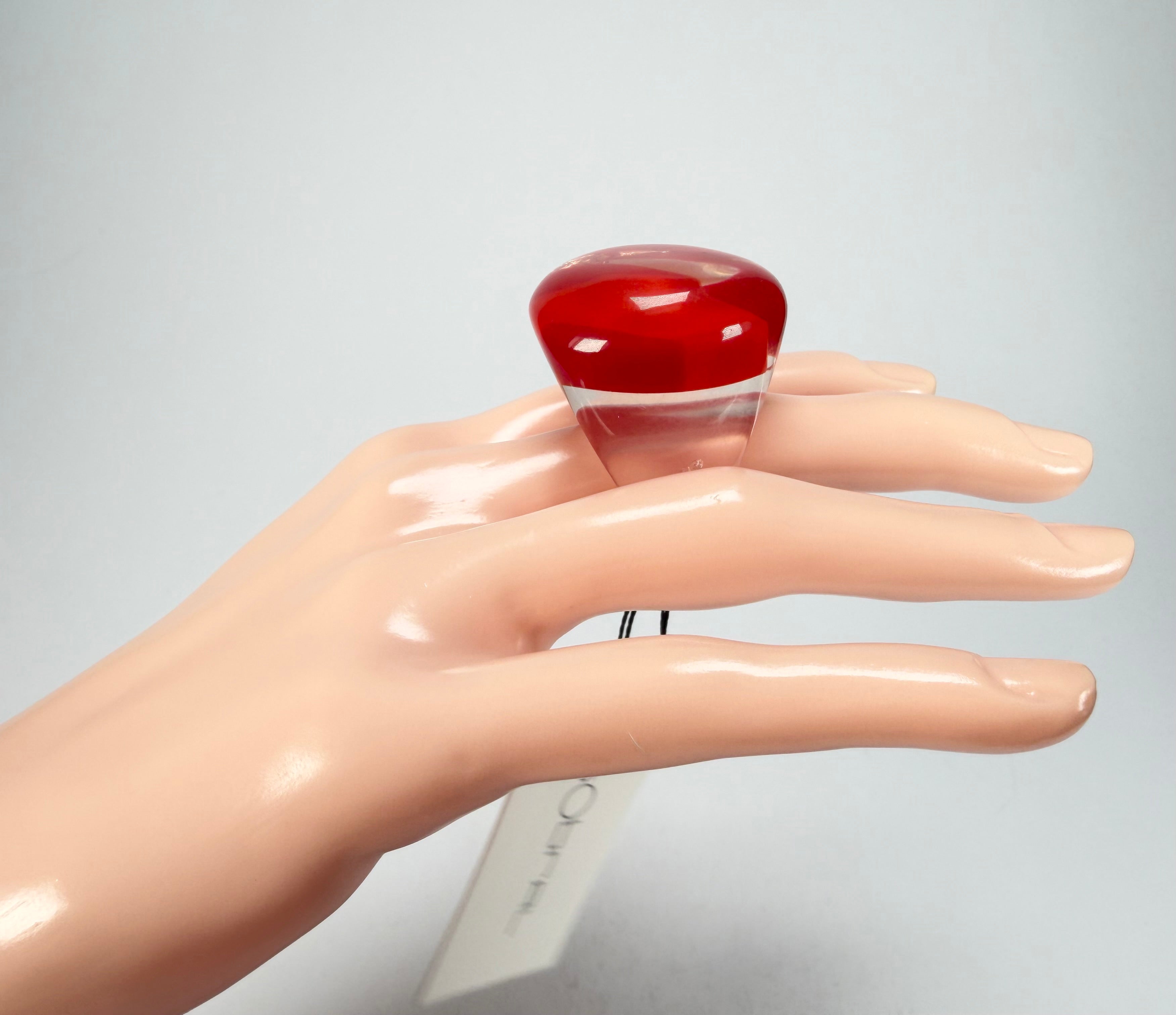 Sobral - Planets "Saturno" Marte Resin Ring ( 005457 ) - Size UK U / US 10