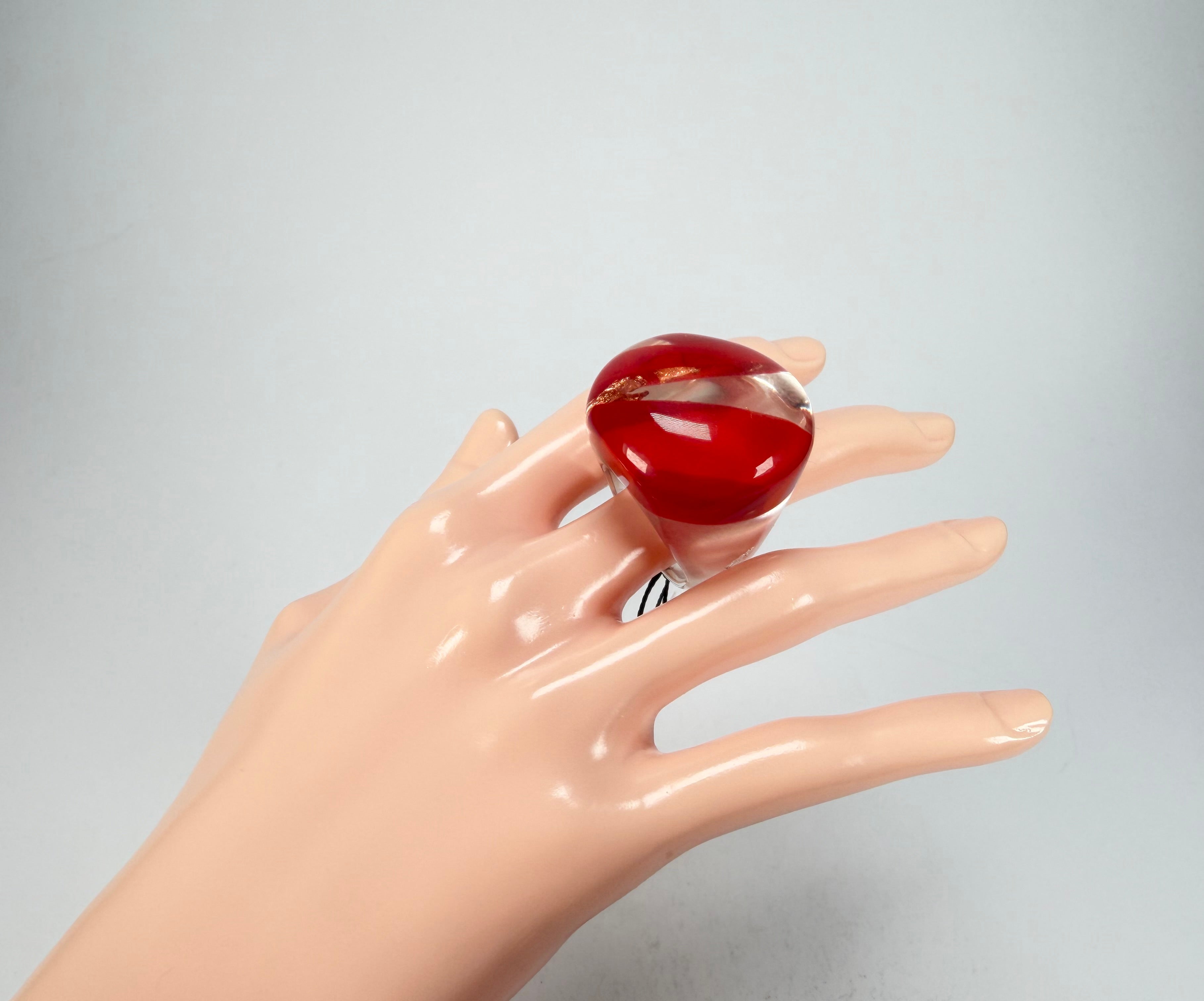 Sobral - Planets "Saturno" Marte Resin Ring ( 005457 ) - Size UK U / US 10