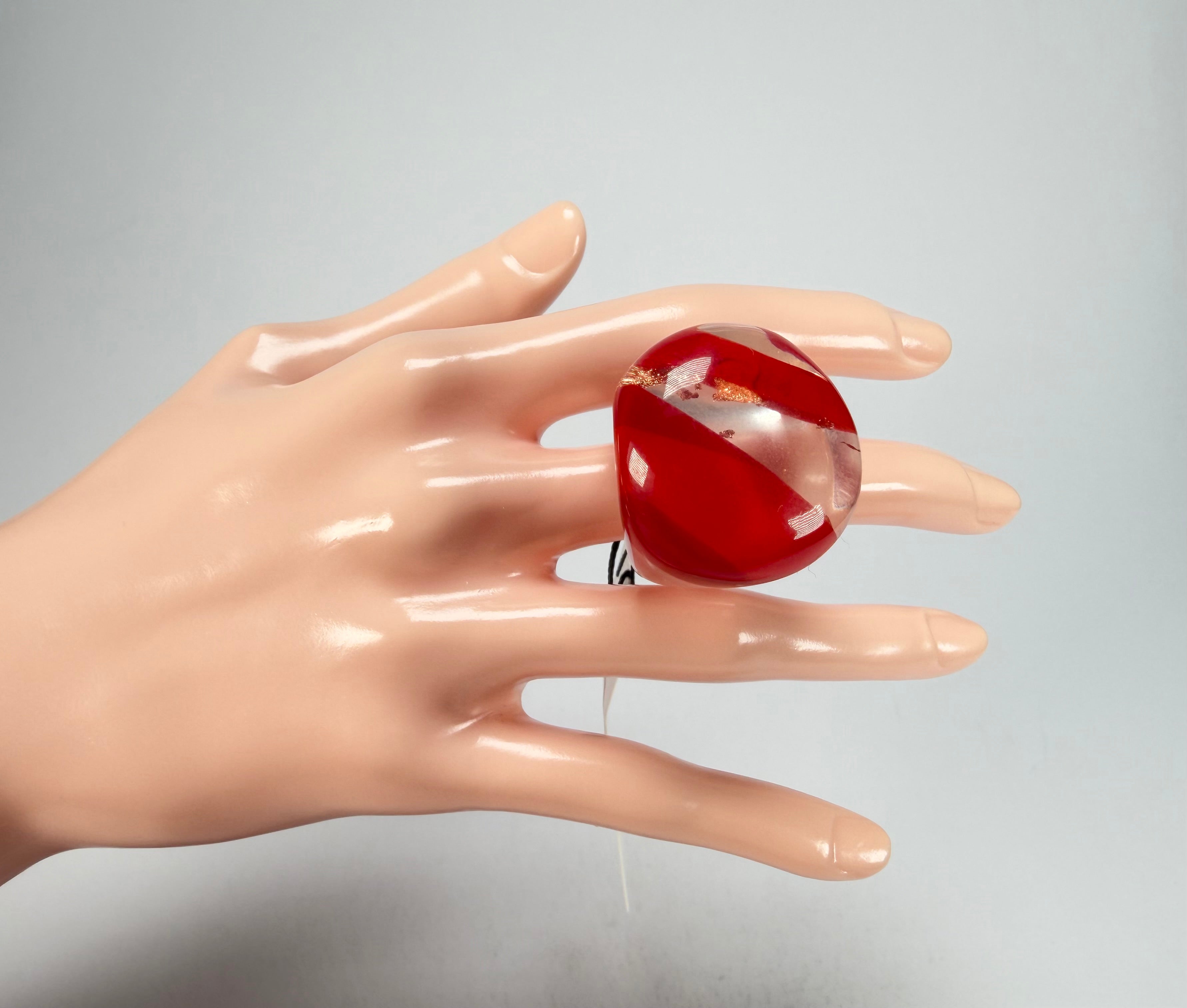 Sobral - Planets "Saturno" Marte Resin Ring ( 005457 ) - Size UK U / US 10