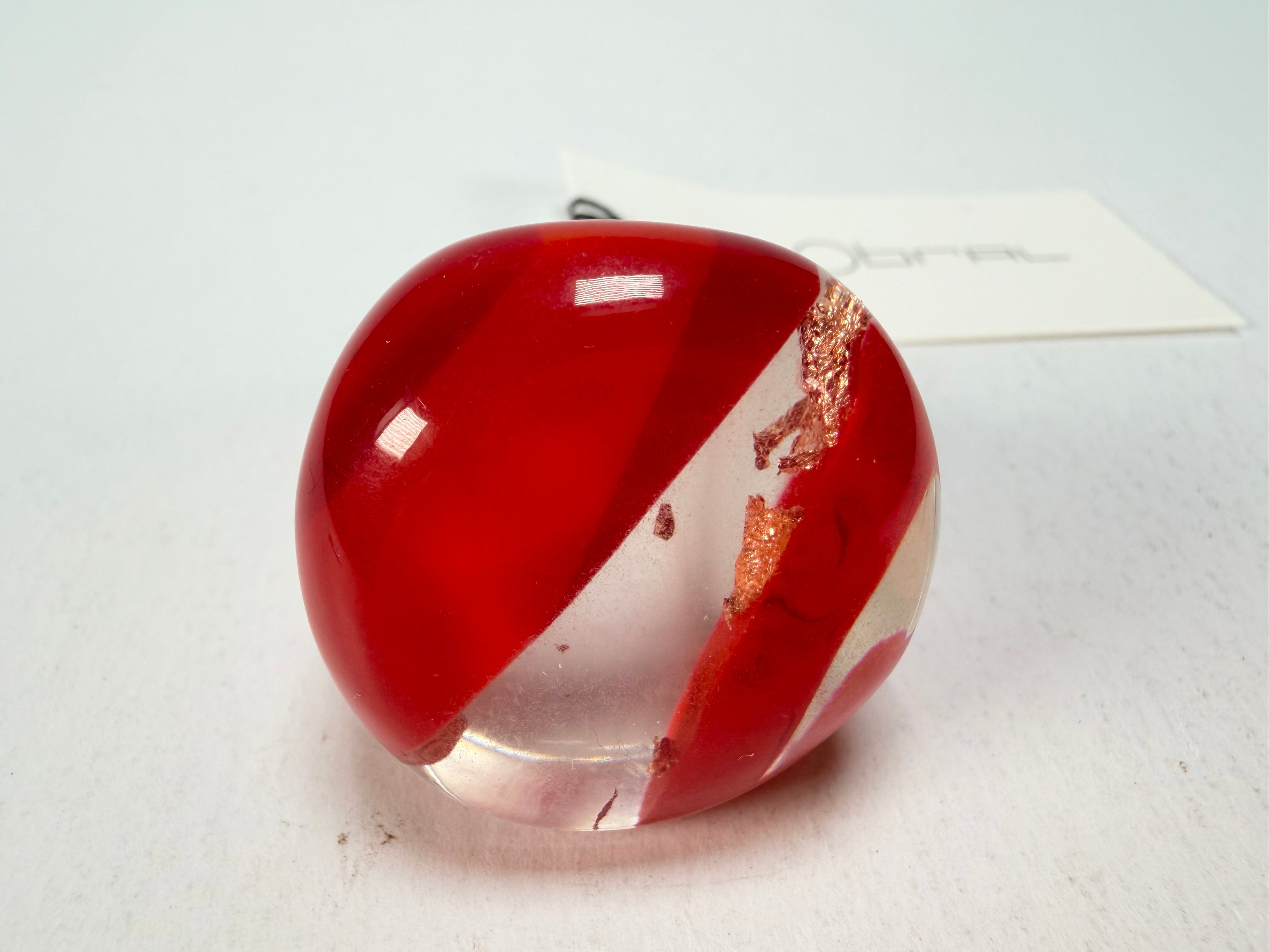 Sobral - Planets "Saturno" Marte Resin Ring ( 005457 ) - Size UK U / US 10