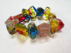 Sobral - Sobralita "Indian-ita" Studio Creation Elasticated Resin Bracelet ( 000000 )