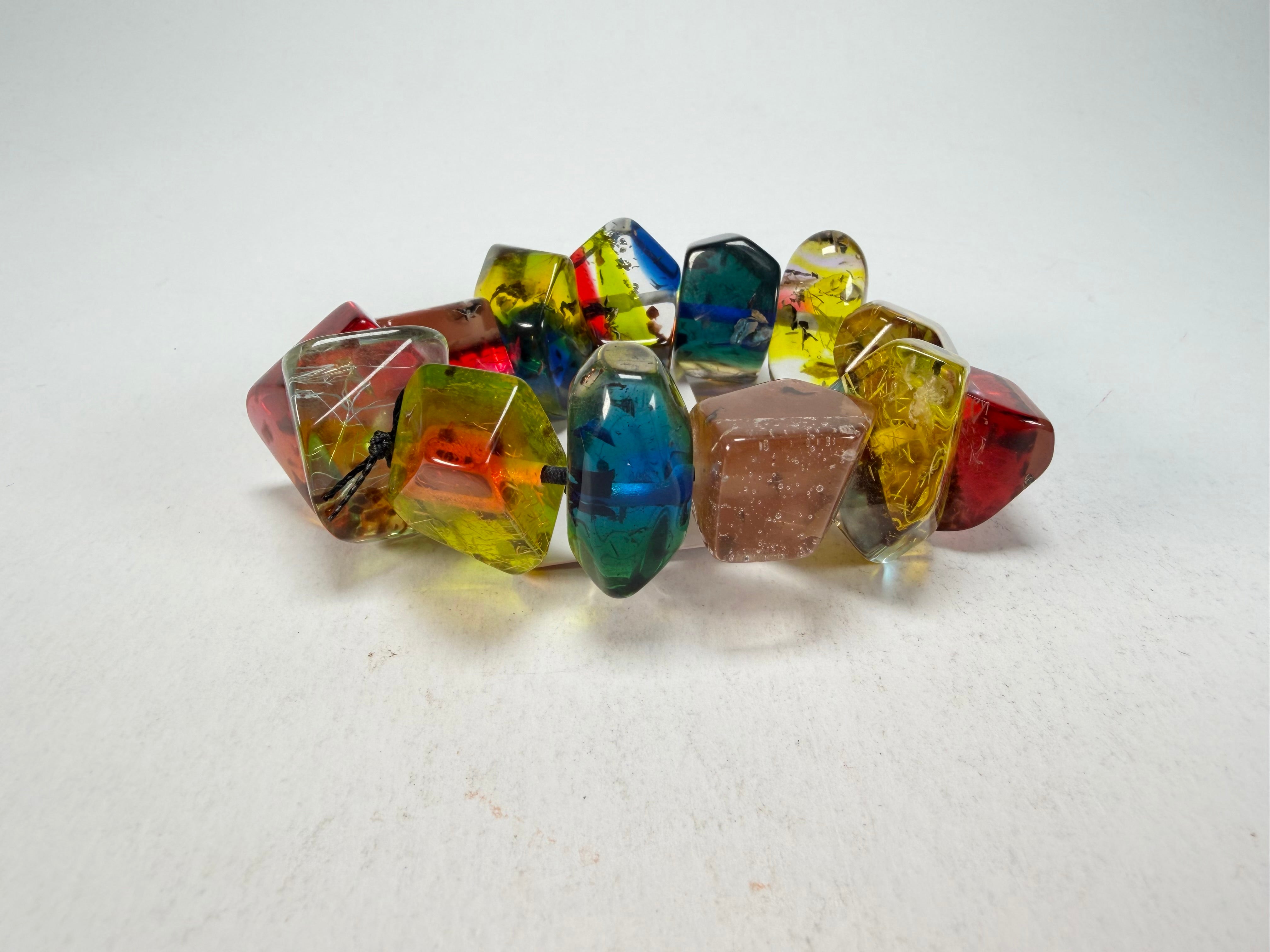 Sobral - Sobralita "Indian-ita" Studio Creation Elasticated Resin Bracelet ( 000000 )