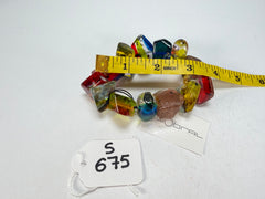 Sobral - Sobralita "Indian-ita" Studio Creation Elasticated Resin Bracelet ( 000000 )