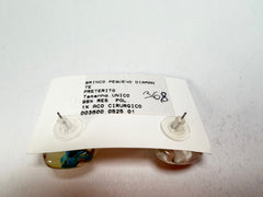 Sobral - Past Present "Pequeno Diamante" Resin Earrings ( 003600 )