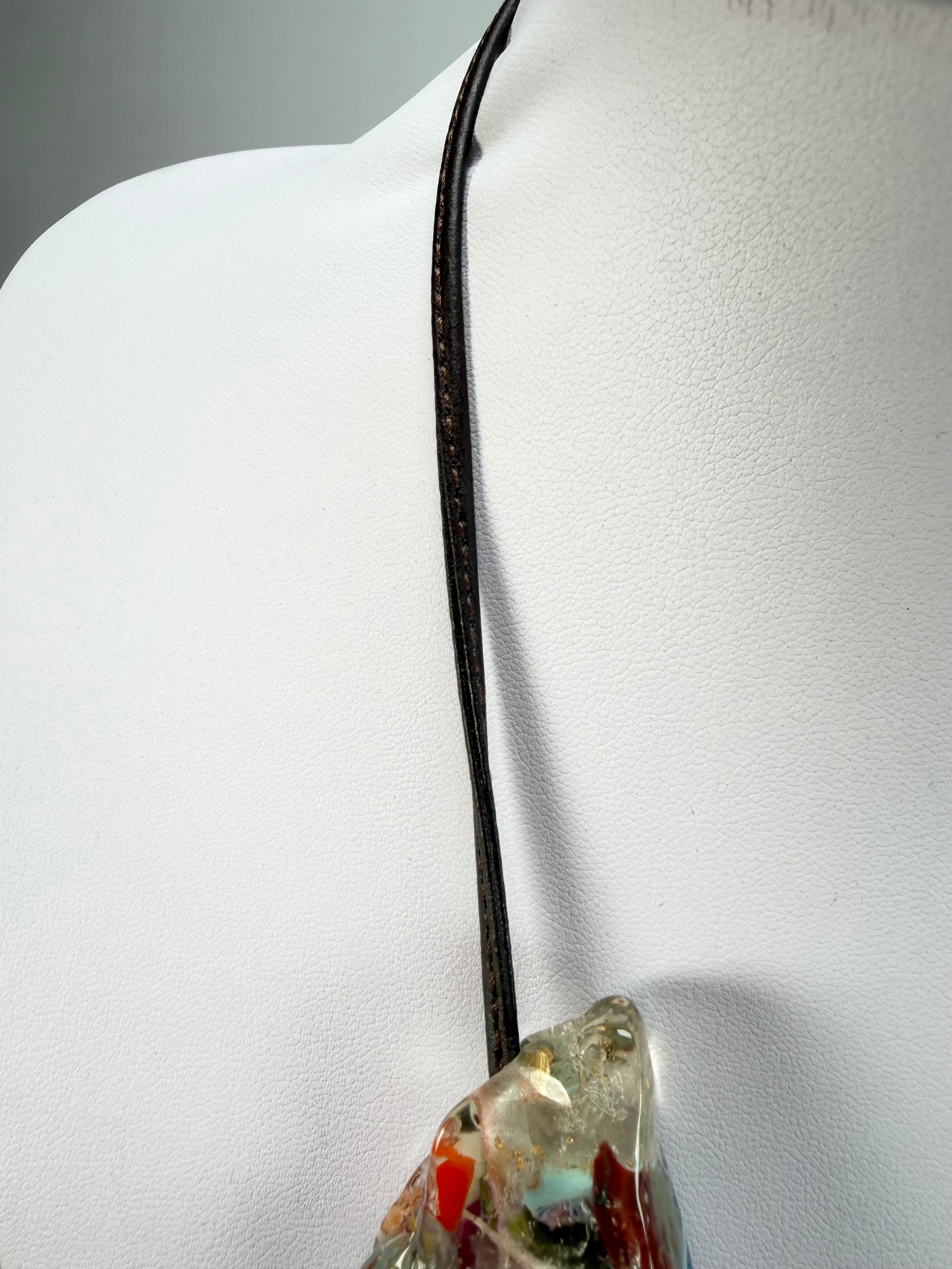 Sobral - Past Present "Clave" Studio Creation Resin Necklace ( 000000 )