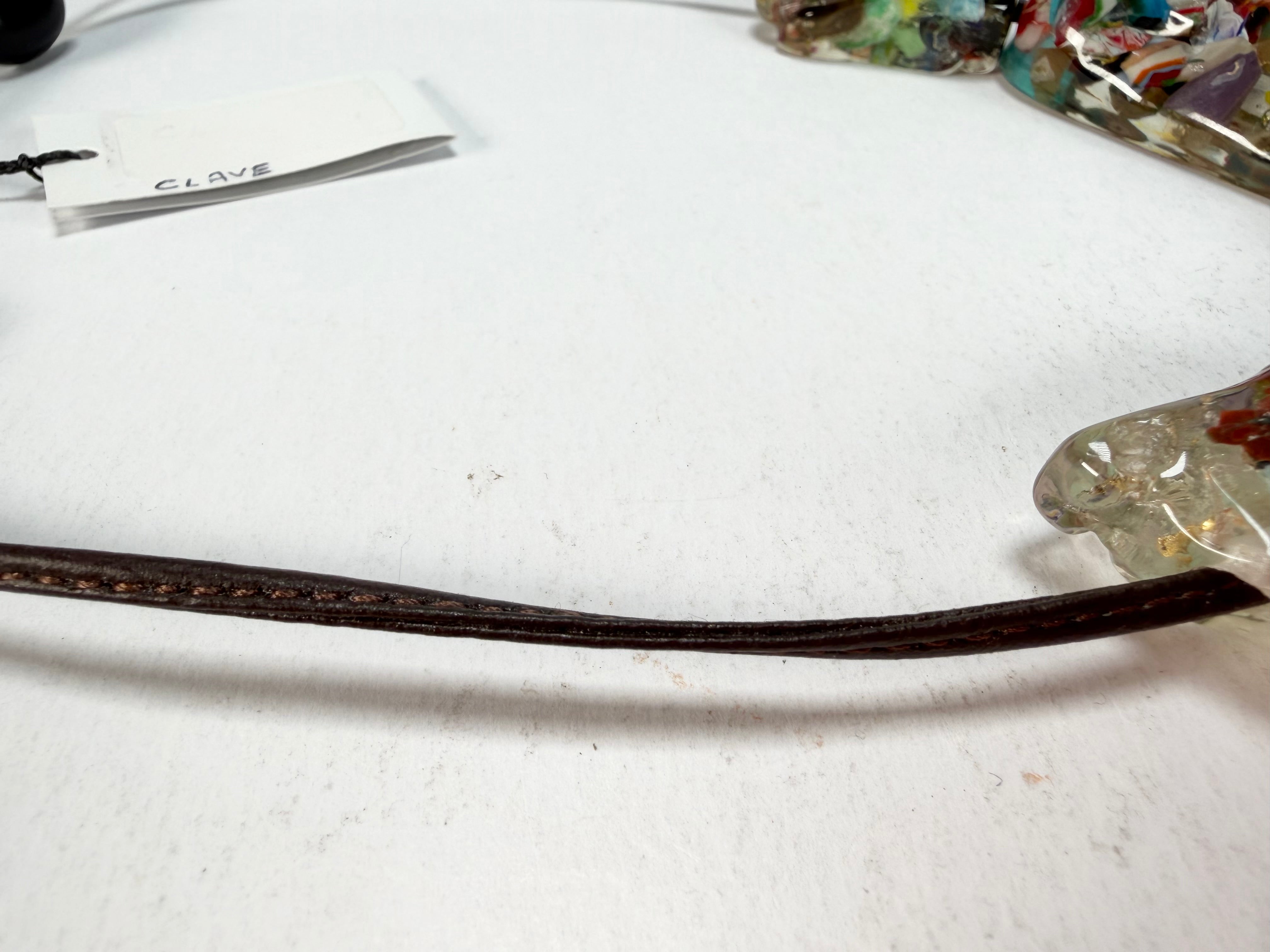 Sobral - Past Present "Clave" Studio Creation Resin Necklace ( 000000 )