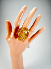 Sobral - Metalique "Super" Resin Ring ( 004337 ) - Size UK O / US 7