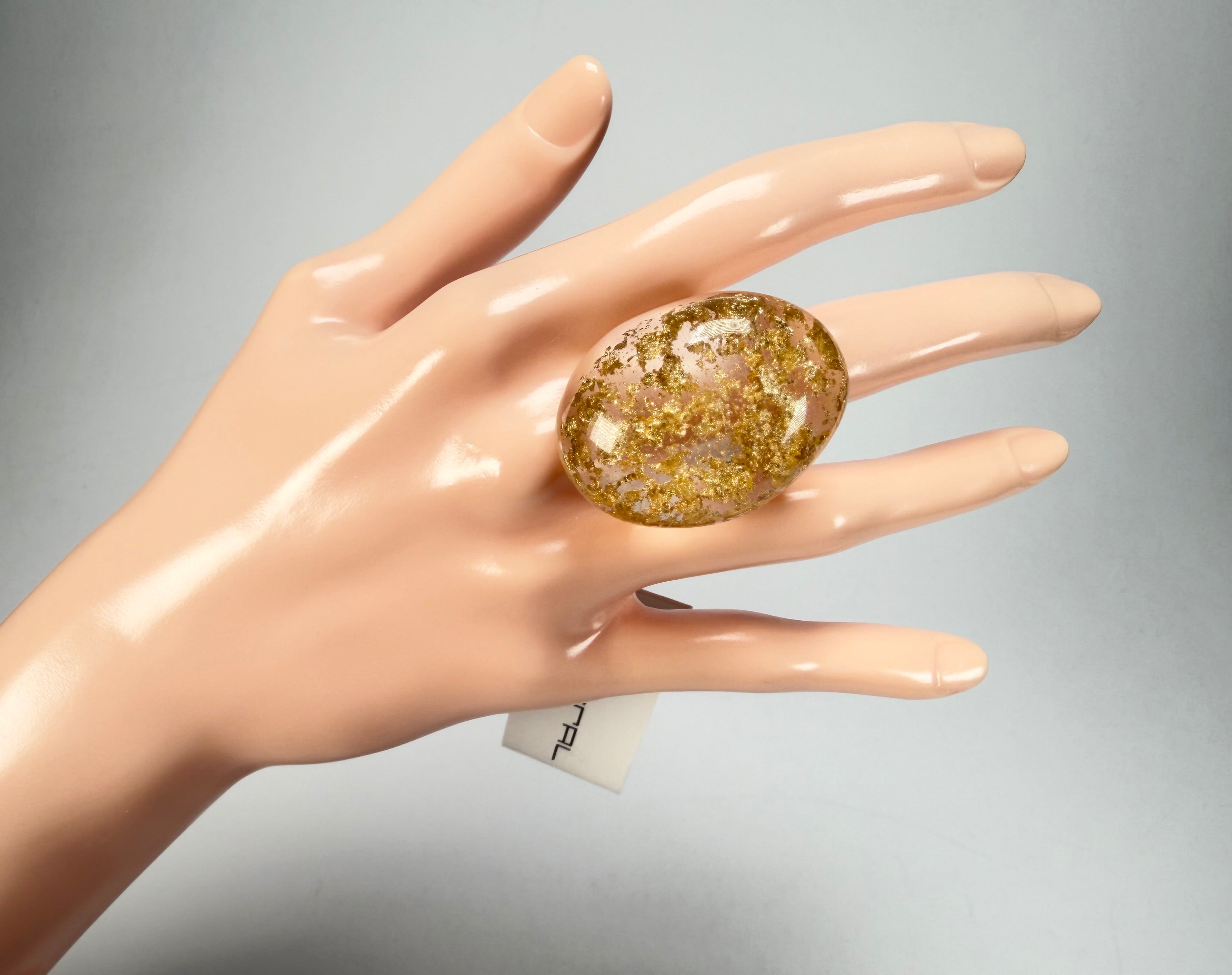 Sobral - Metalique "Super" Resin Ring ( 004337 ) - Size UK O / US 7