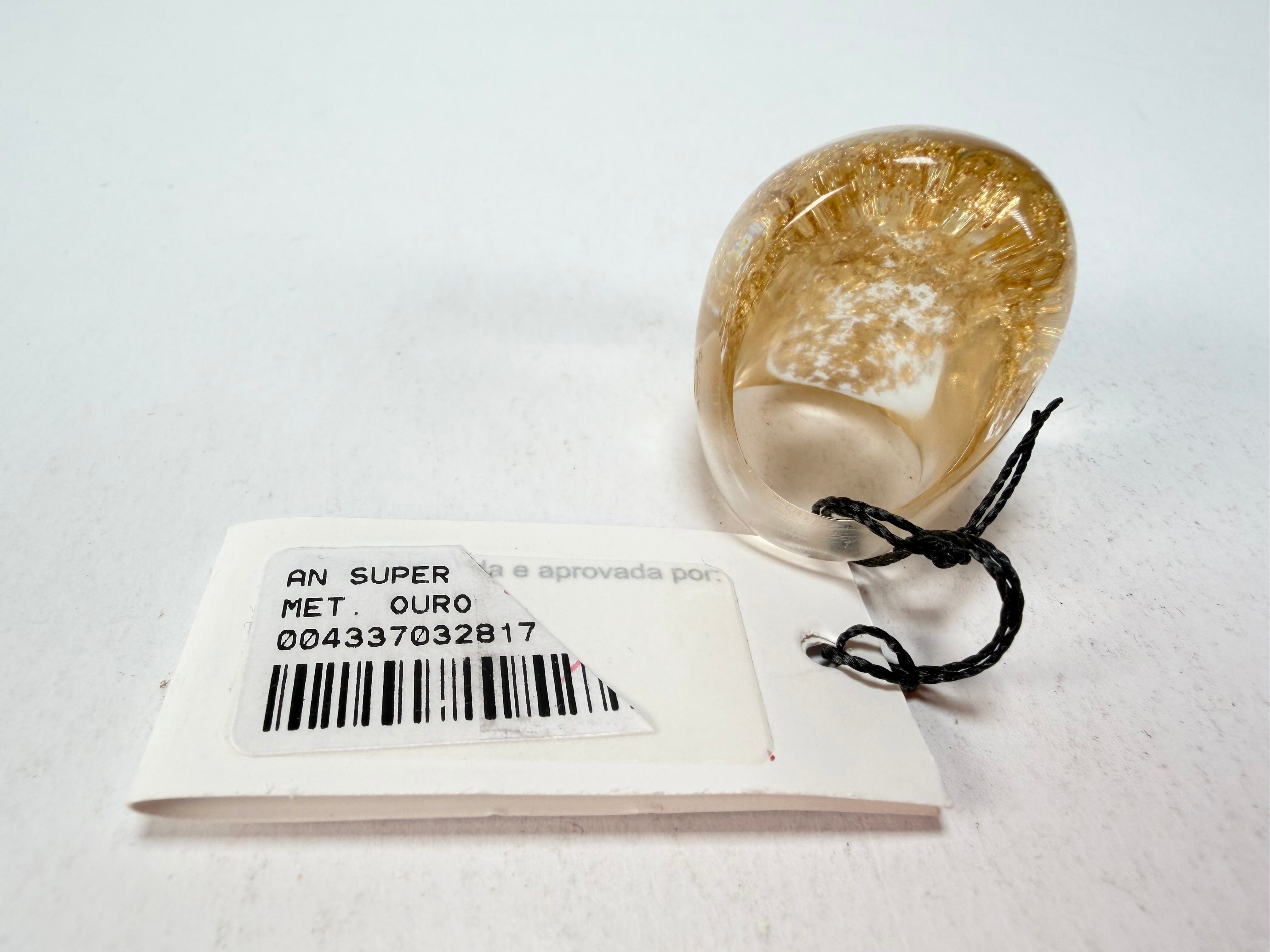 Sobral - Metalique "Super" Resin Ring ( 004337 ) - Size UK O / US 7